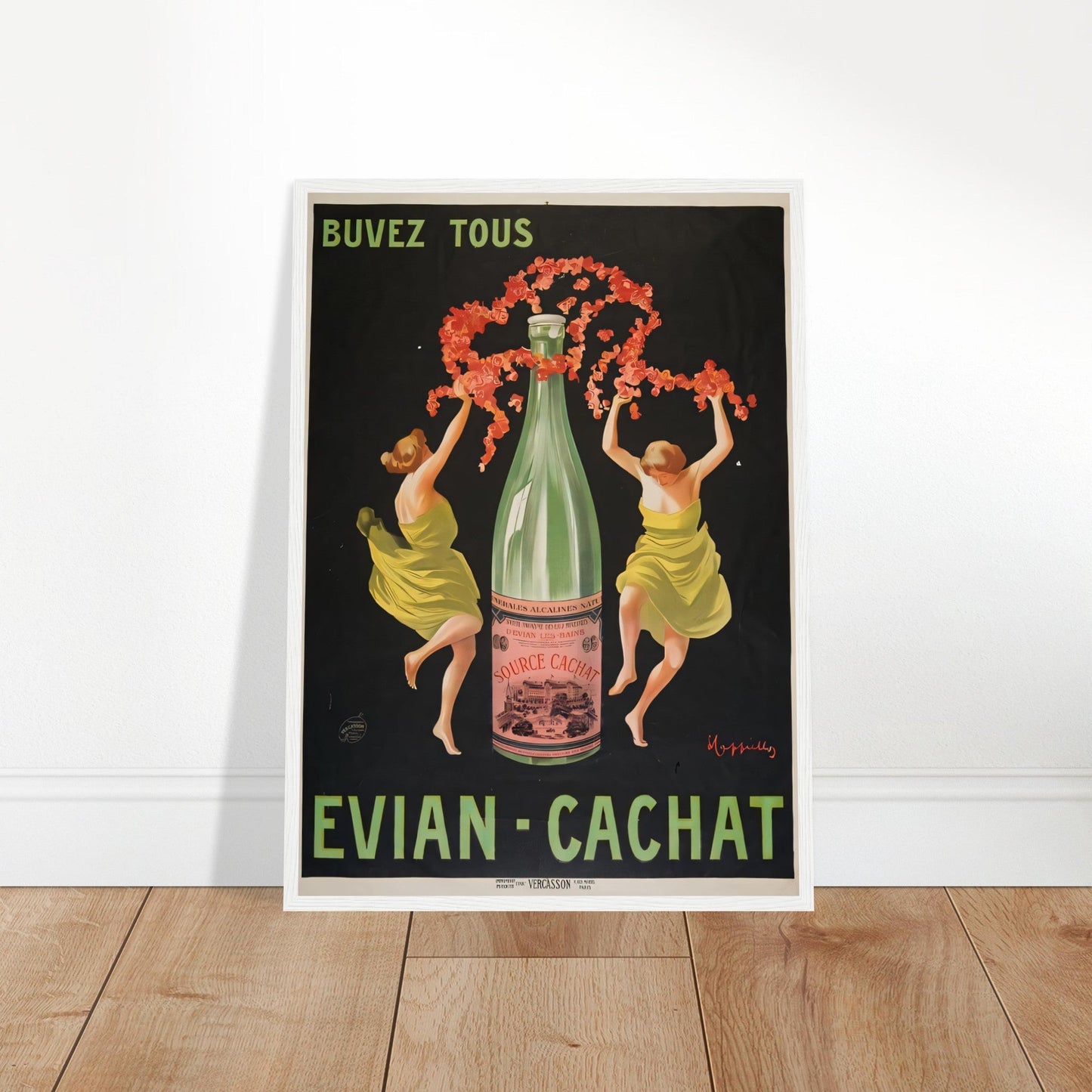 Evian Vintage Poster Reprint on Premium matte Paper - Posterify