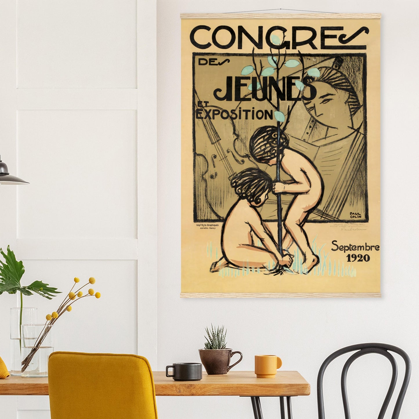 Vintage Poster reprint on premium matte paper - Posterify