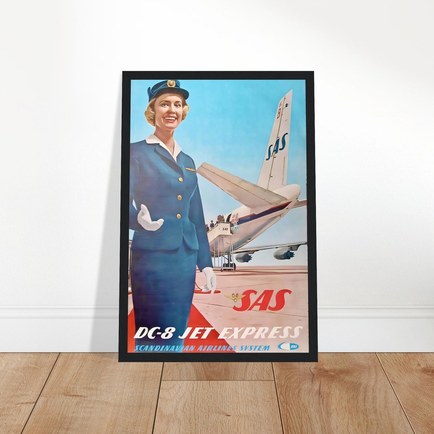 SAS Vintage Poster Reprint on Premium Matte Paper - Posterify