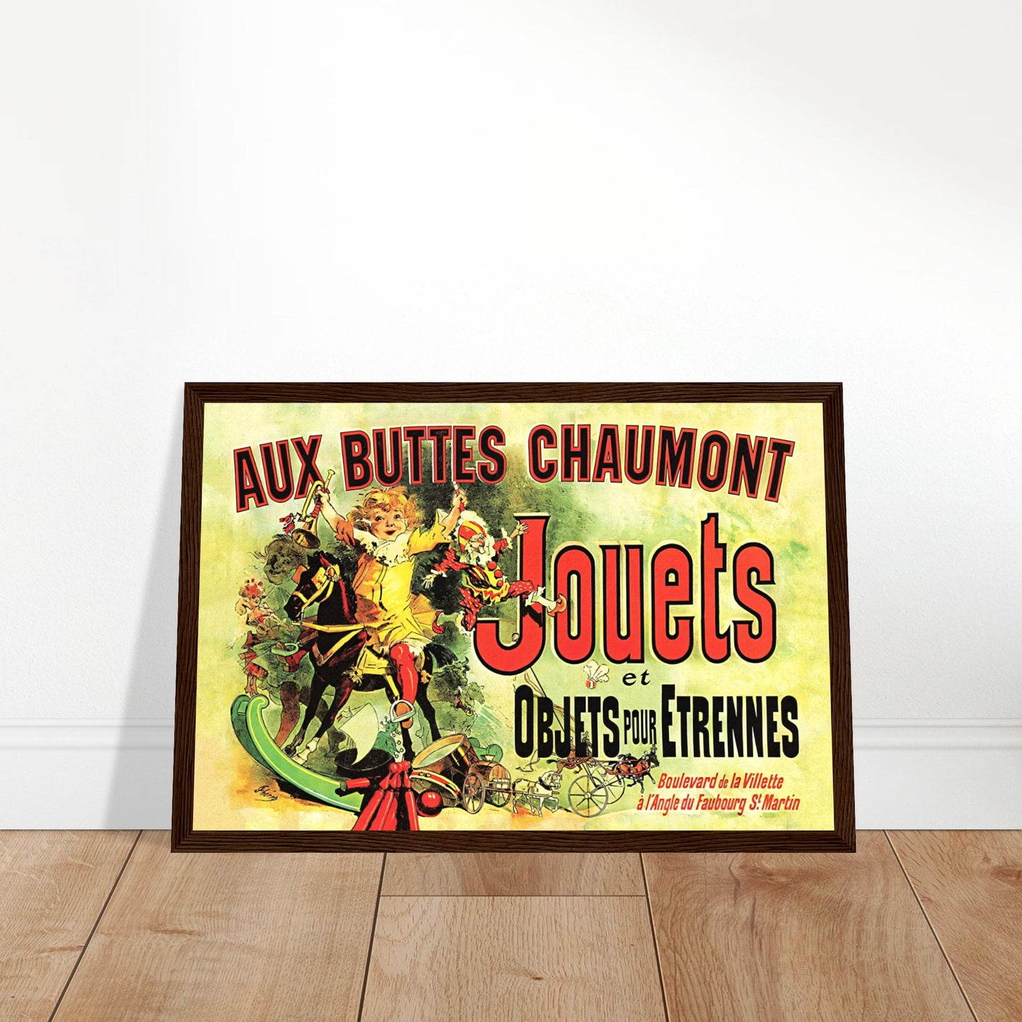 Friends Monica Geller's Apartment Vintage Poster Reprint Aux Buttes - Posterify