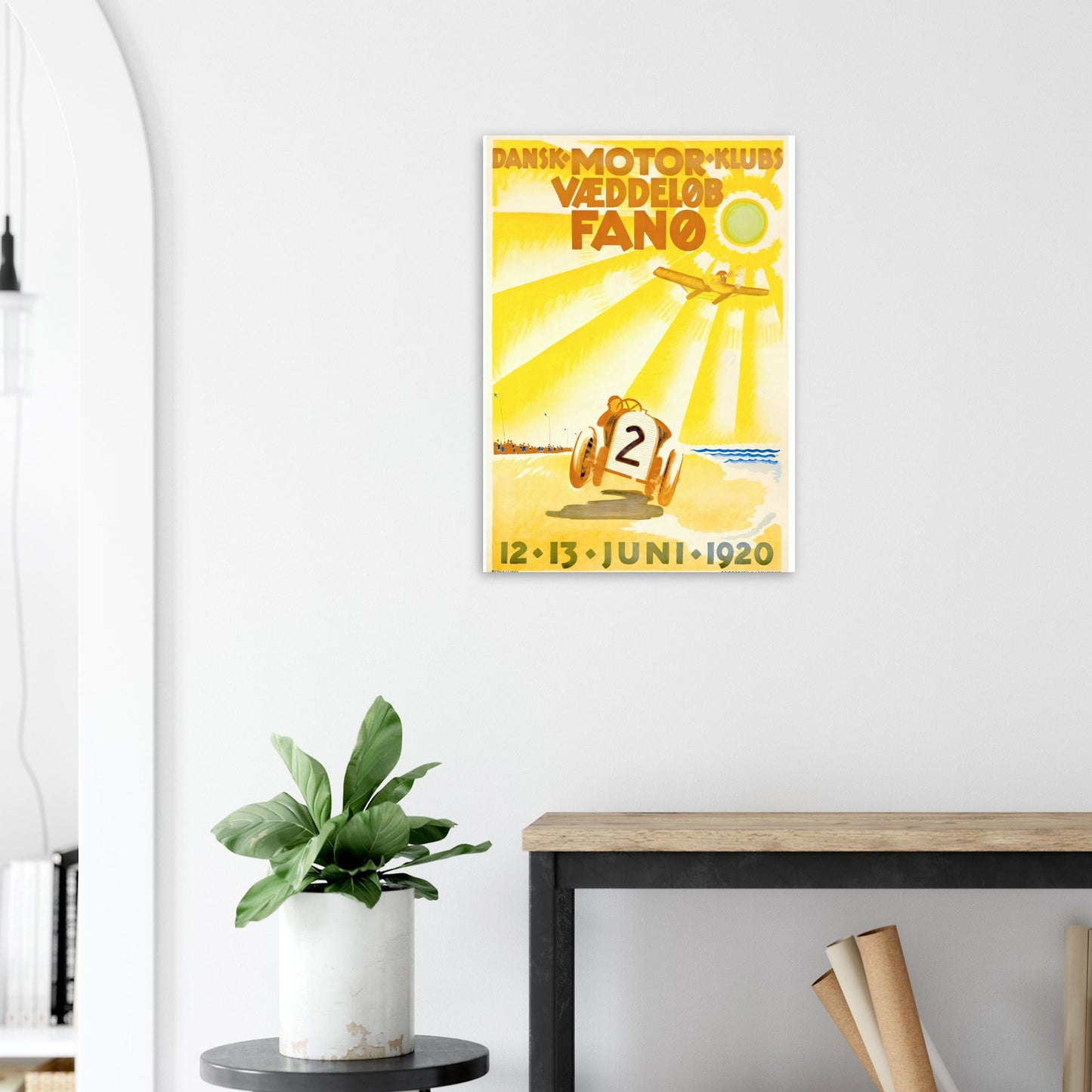 Fanø Vintage poster reprint on Premium Matte Paper - Posterify