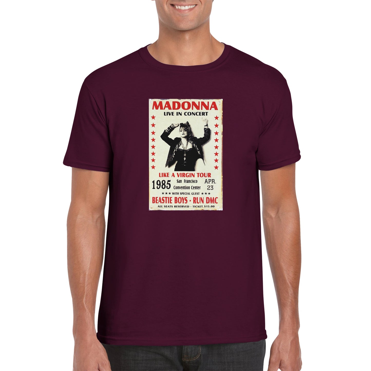 Madonna Classic Unisex Crewneck T-shirt - Posterify