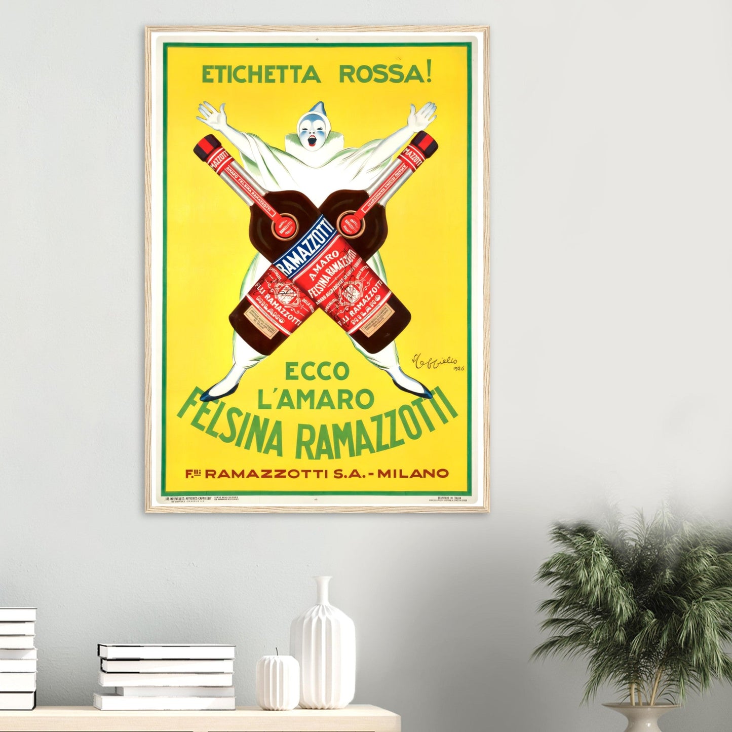 Felsina Ramazotti Vintage poster reprint on Premium Matte Paper - Posterify