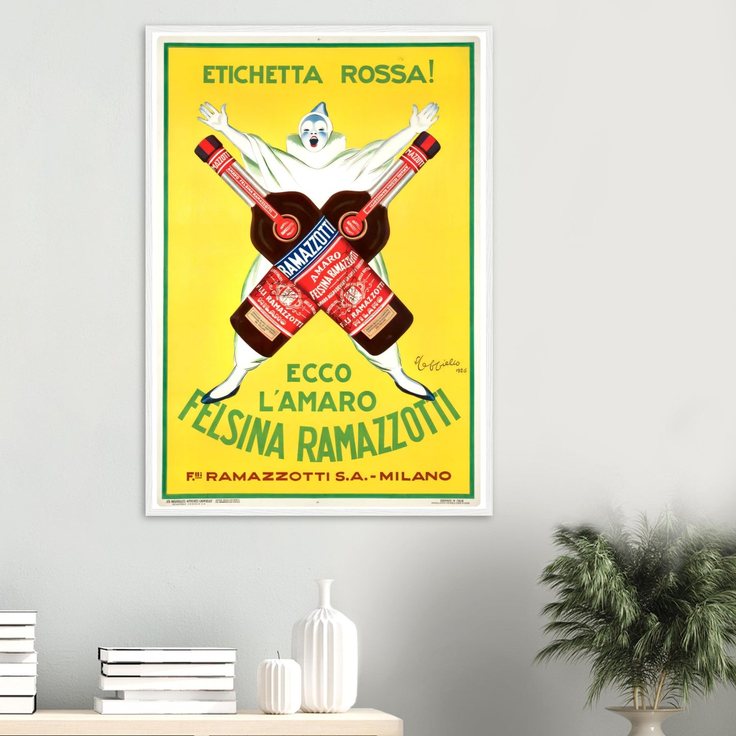 Felsina Ramazotti Vintage poster reprint on Premium Matte Paper - Posterify