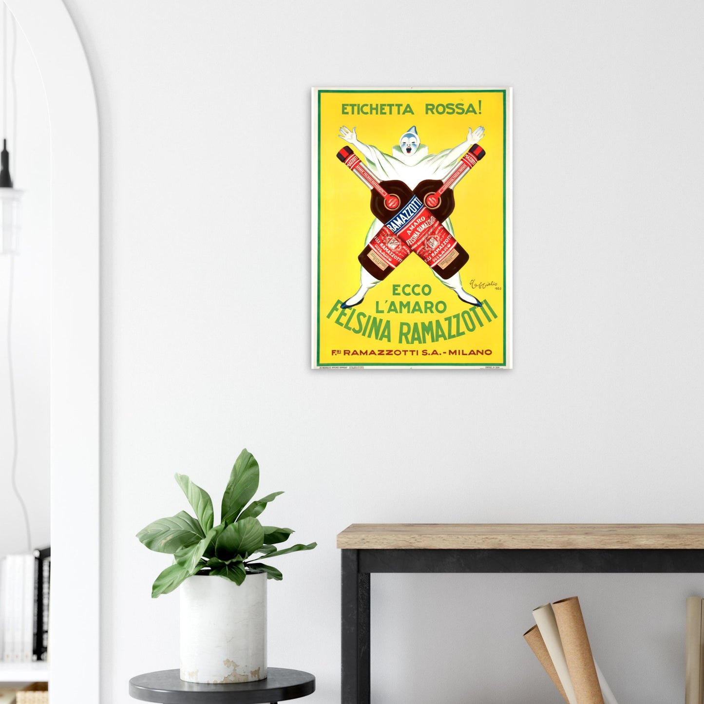 Felsina Ramazotti Vintage poster reprint on Premium Matte Paper - Posterify