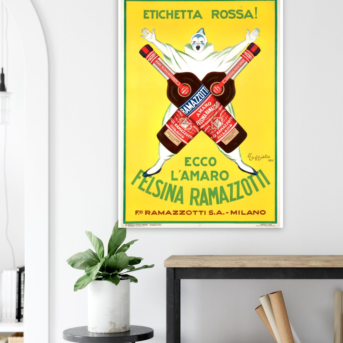 Felsina Ramazotti Vintage poster reprint on Premium Matte Paper - Posterify