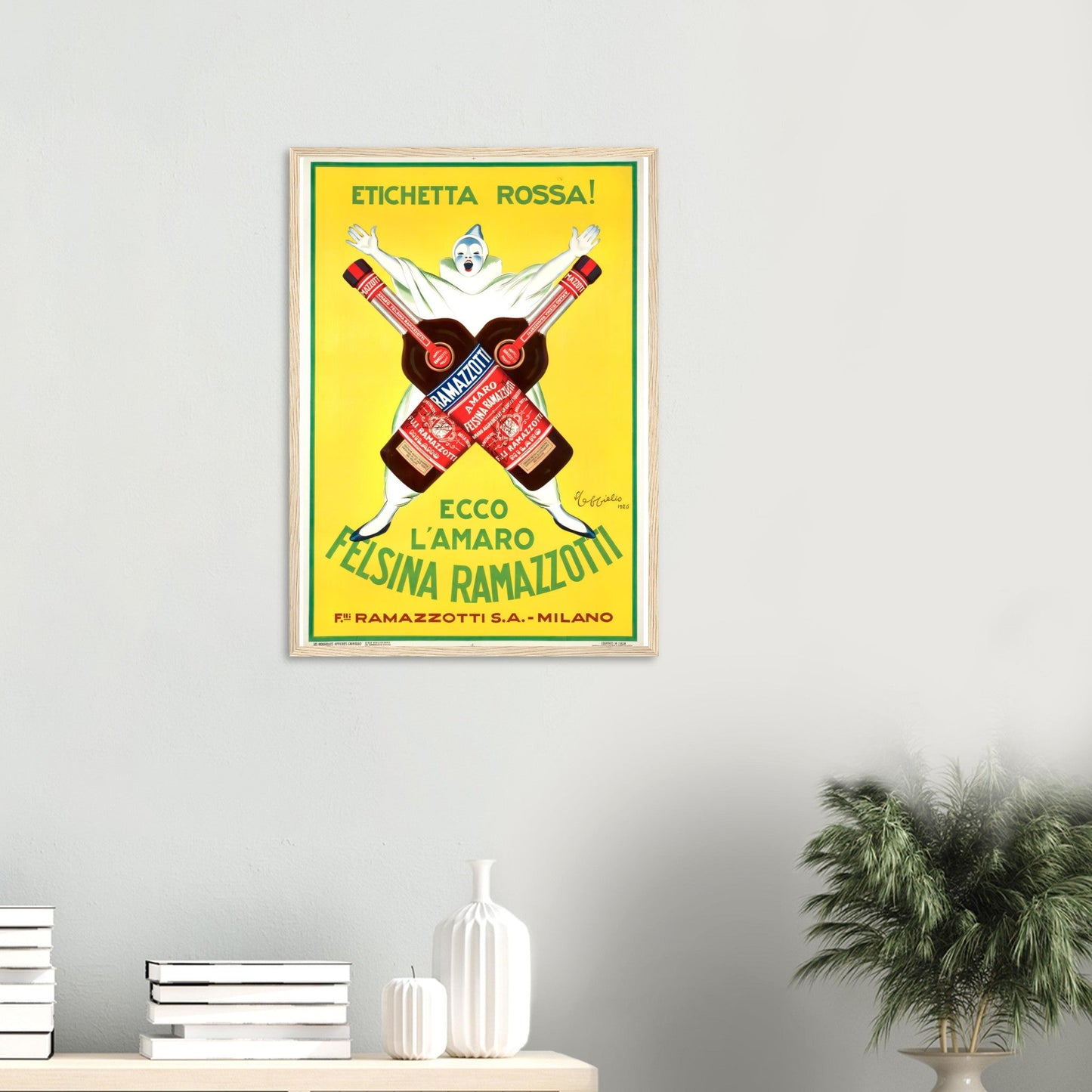 Felsina Ramazotti Vintage poster reprint on Premium Matte Paper - Posterify