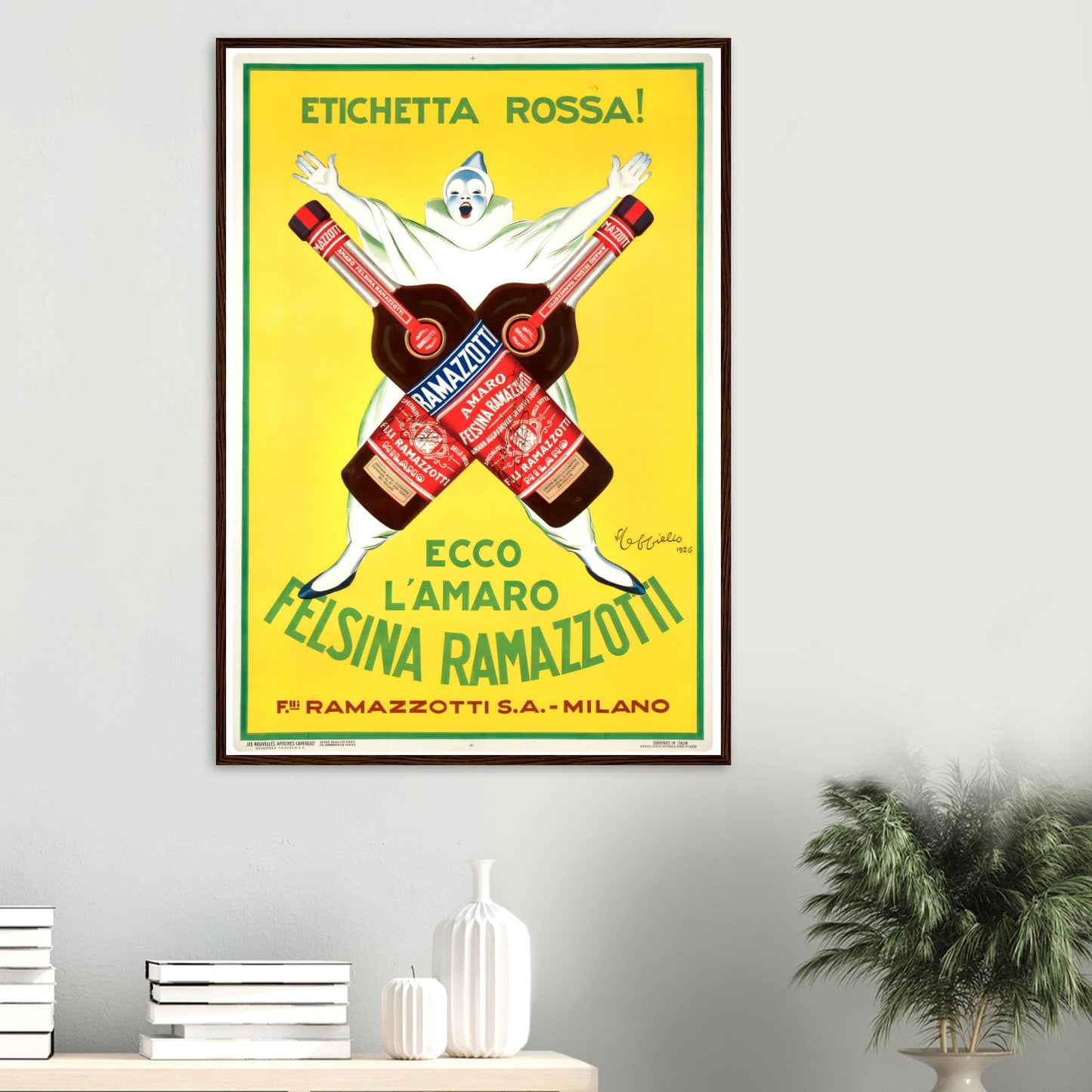 Felsina Ramazotti Vintage poster reprint on Premium Matte Paper - Posterify