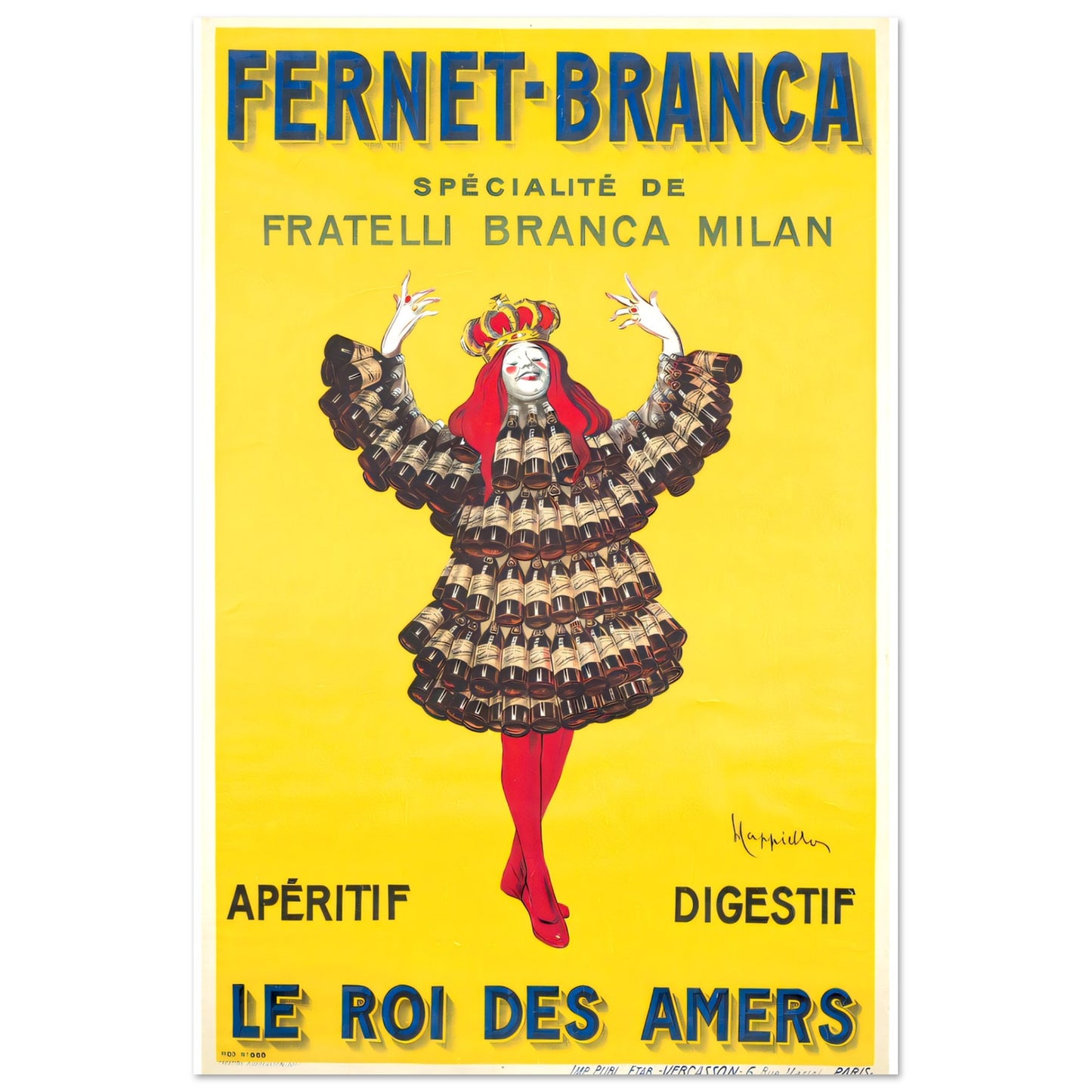 Fernet Branca Vintage poster reprint on Premium Matte Paper - Posterify