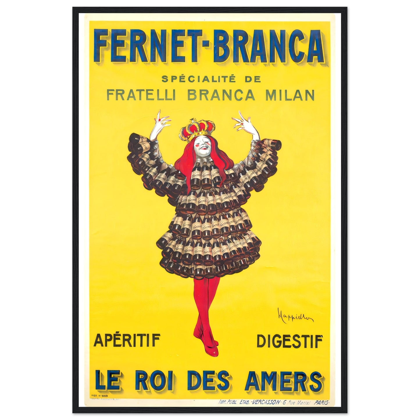 Fernet Branca Vintage poster reprint on Premium Matte Paper - Posterify