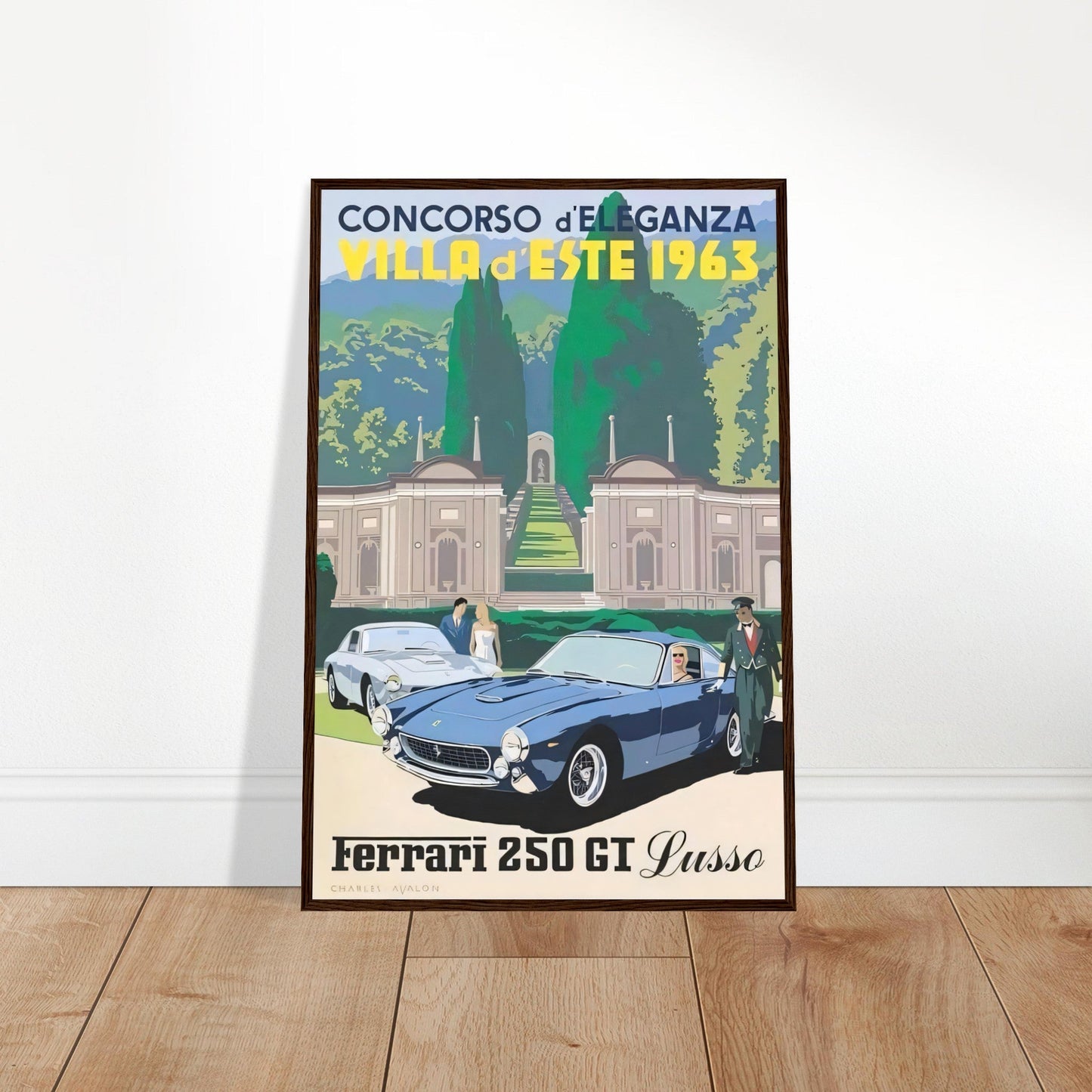 Ferrari 250 GT Vintage Poster Reprint on Premium matte Paper - Posterify