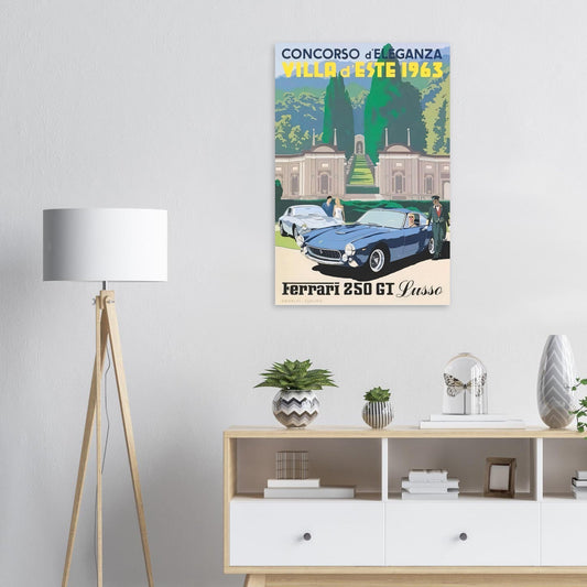 Ferrari 250 GT Vintage Poster Reprint on Premium matte Paper - Posterify