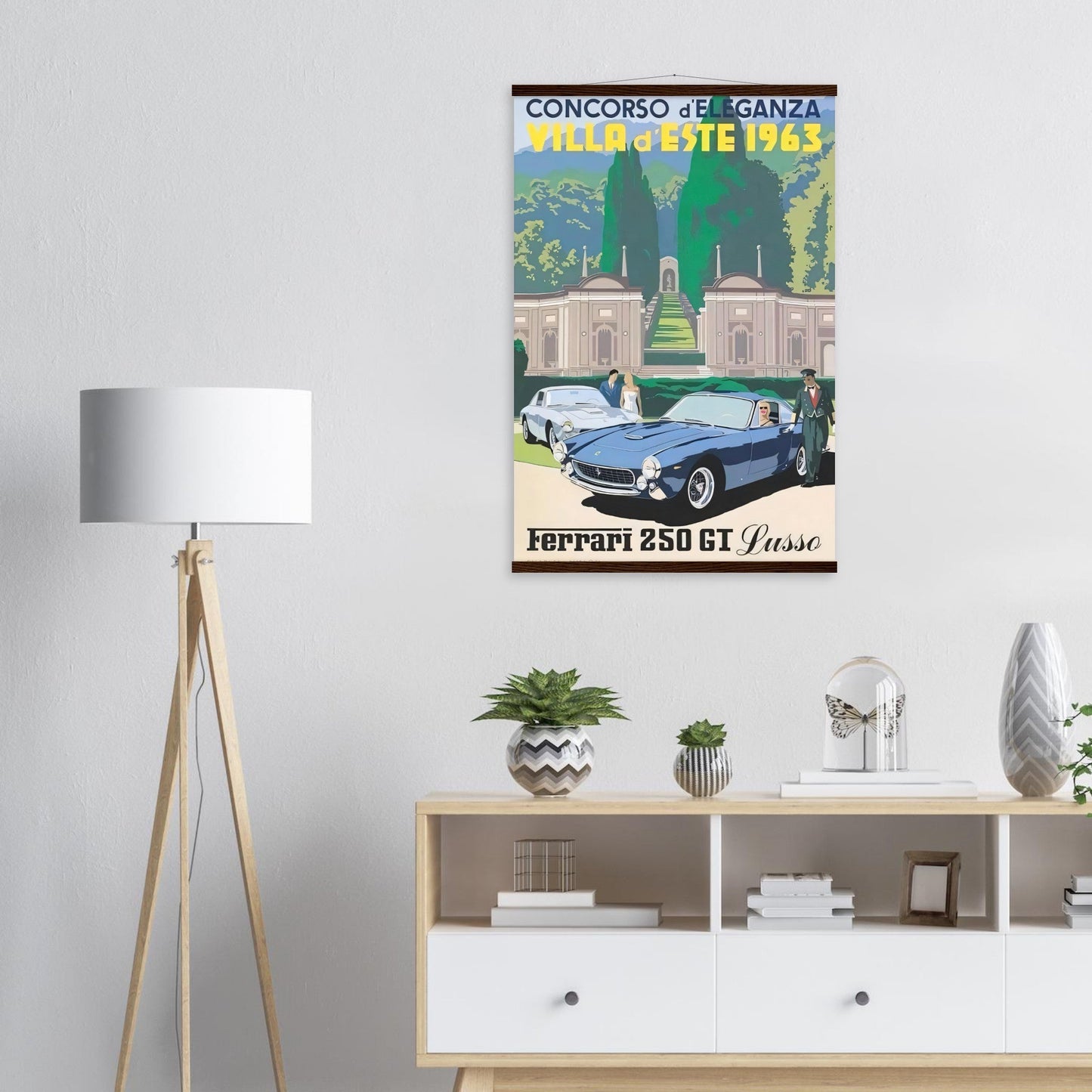 Ferrari 250 GT Vintage Poster Reprint on Premium matte Paper - Posterify