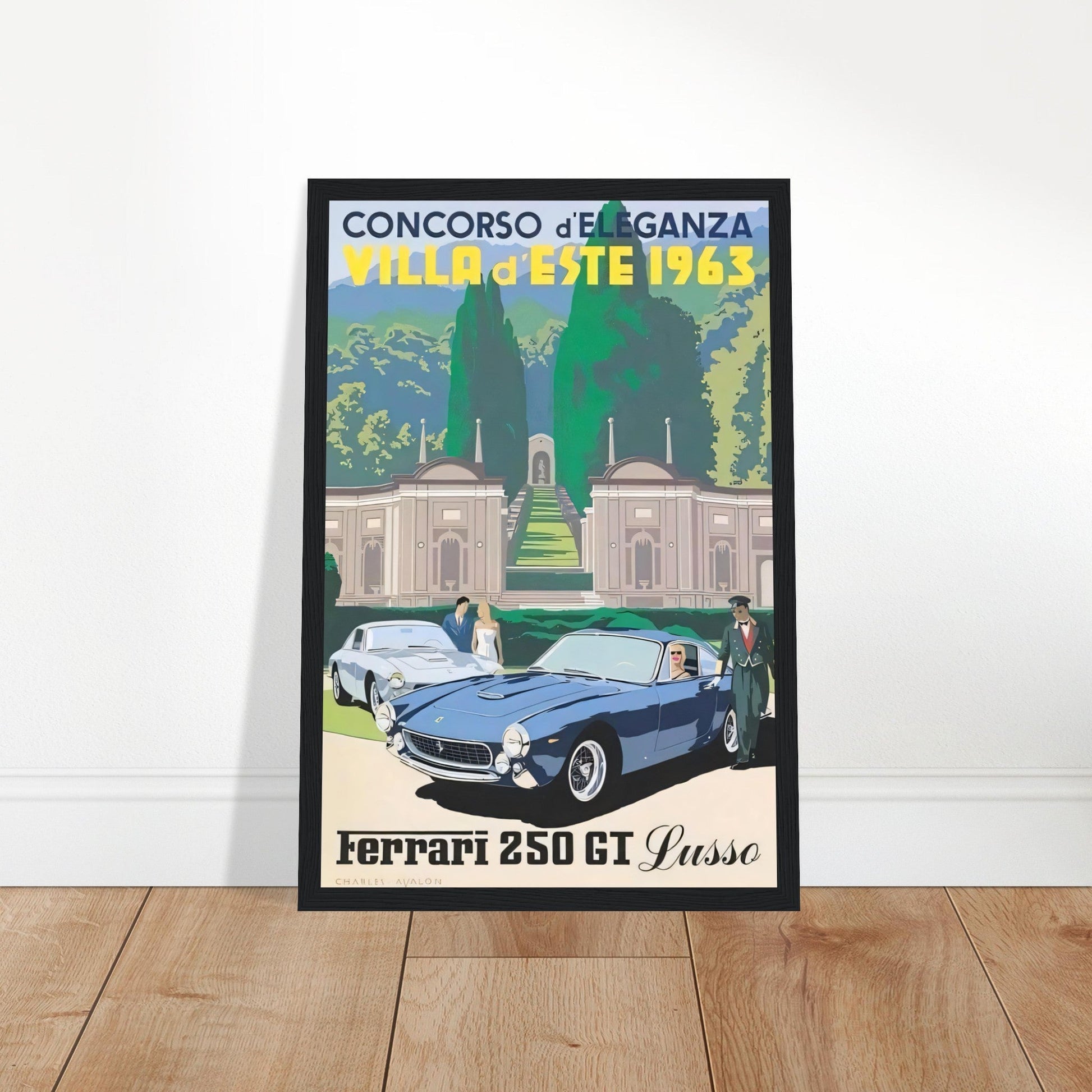 Ferrari 250 GT Vintage Poster Reprint on Premium matte Paper - Posterify