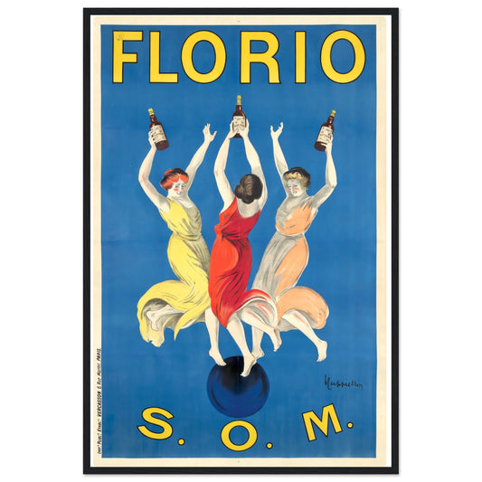 Florio Vintage poster reprint on Premium Matte Paper - Posterify
