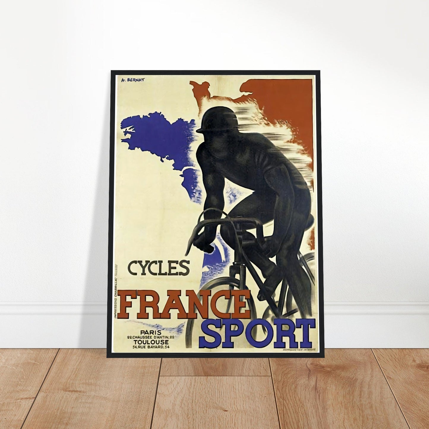 France Sport Vintage Poster Reprint on Premium Matte Paper - Posterify