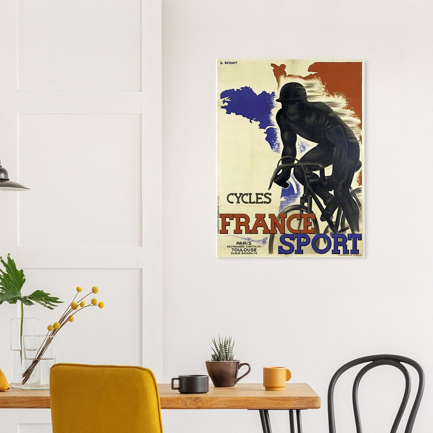 France Sport Vintage Poster Reprint on Premium Matte Paper - Posterify