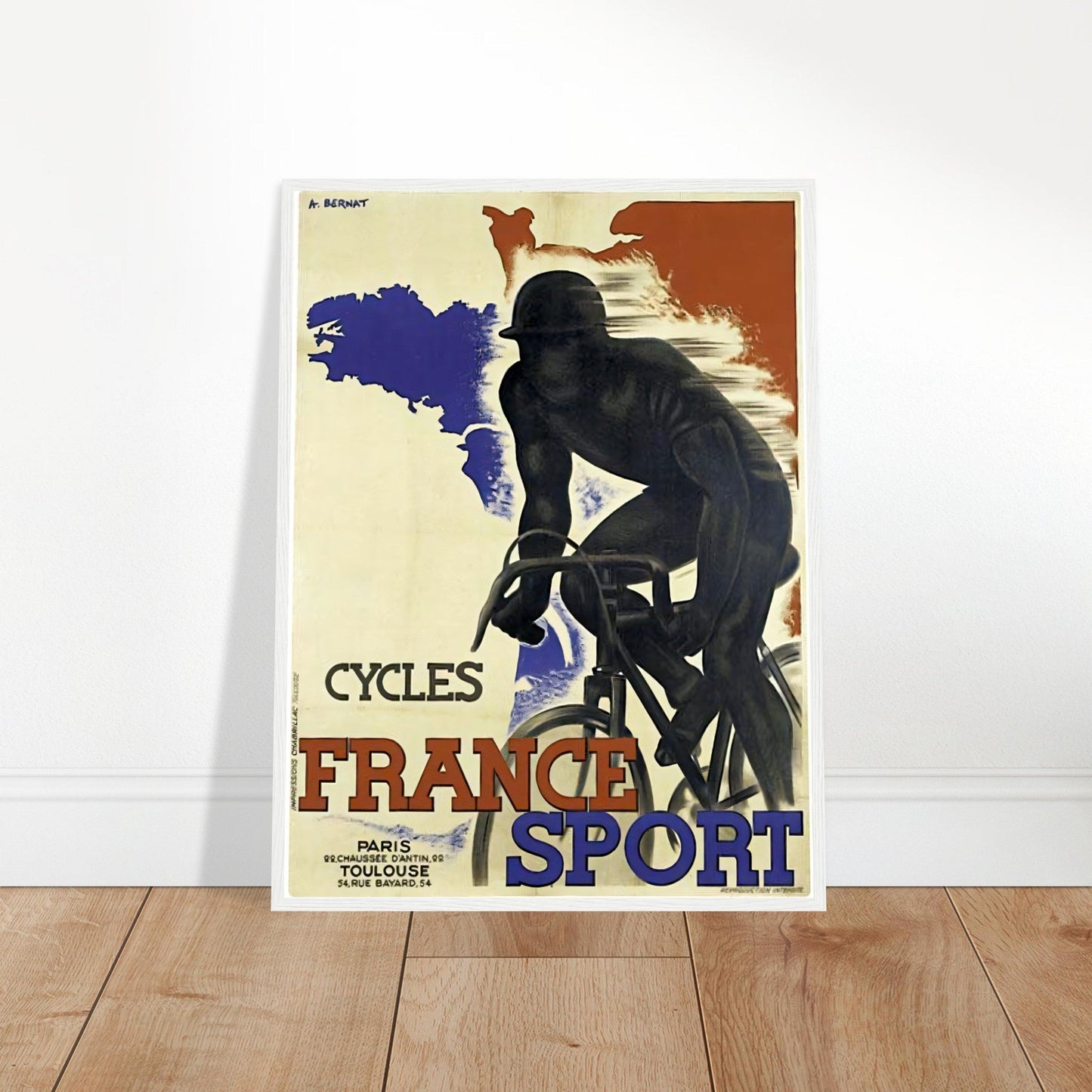 France Sport Vintage Poster Reprint on Premium Matte Paper - Posterify