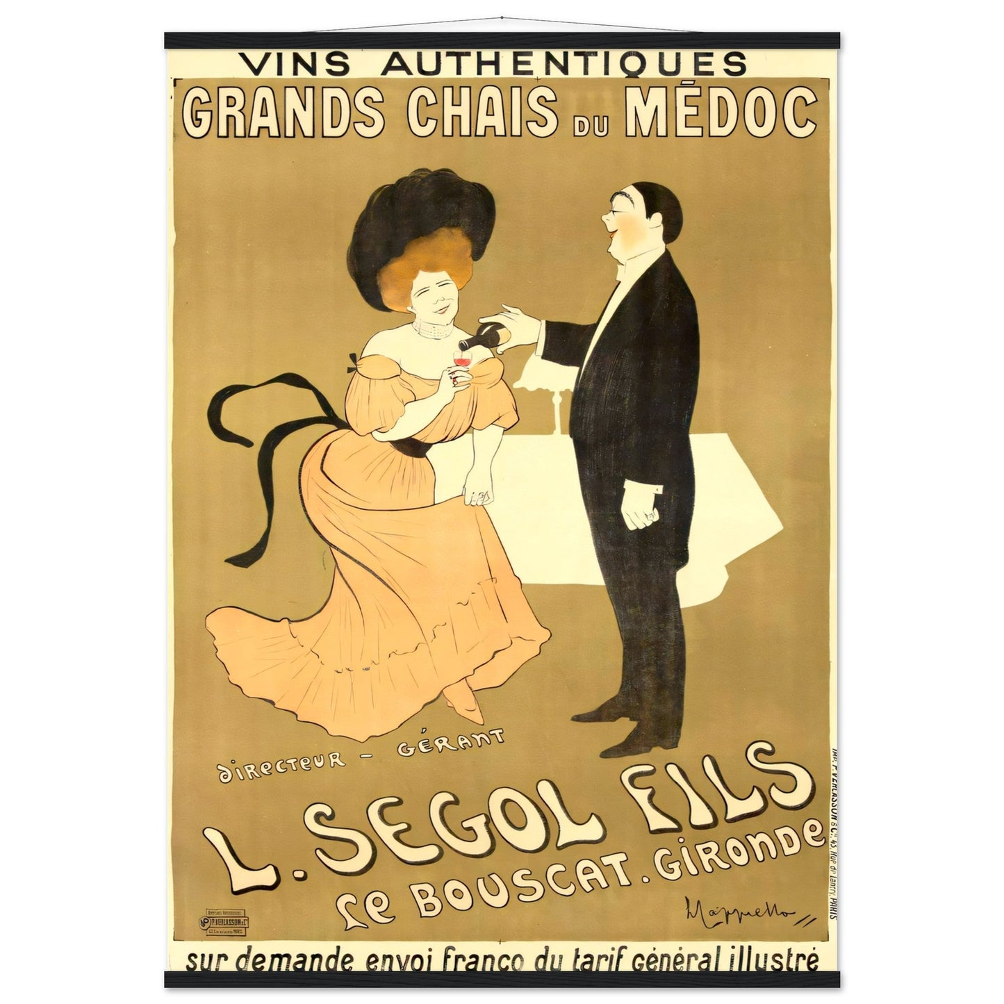 Grand Chais Vintage poster reprint on Premium Matte Paper - Posterify