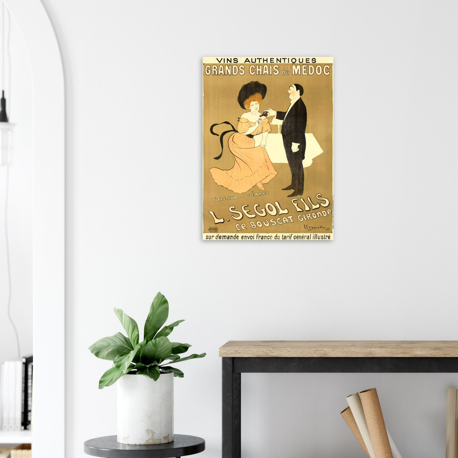 Grand Chais Vintage poster reprint on Premium Matte Paper - Posterify