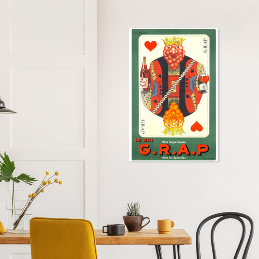 GRAP Vintage Poster Reprint on Premium Matte Paper - Posterify