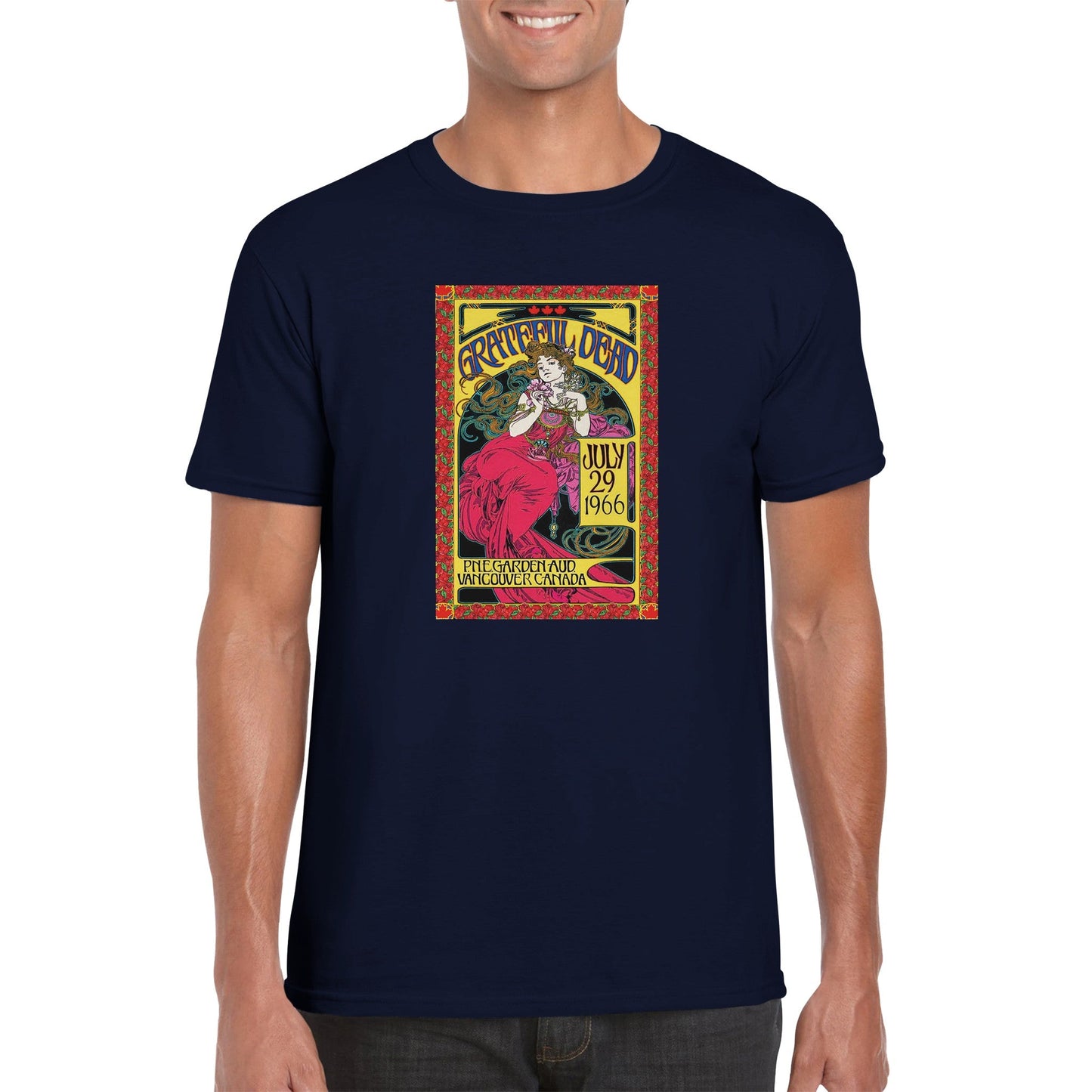 Grateful Dead Classic Unisex Crewneck T - shirt - Posterify