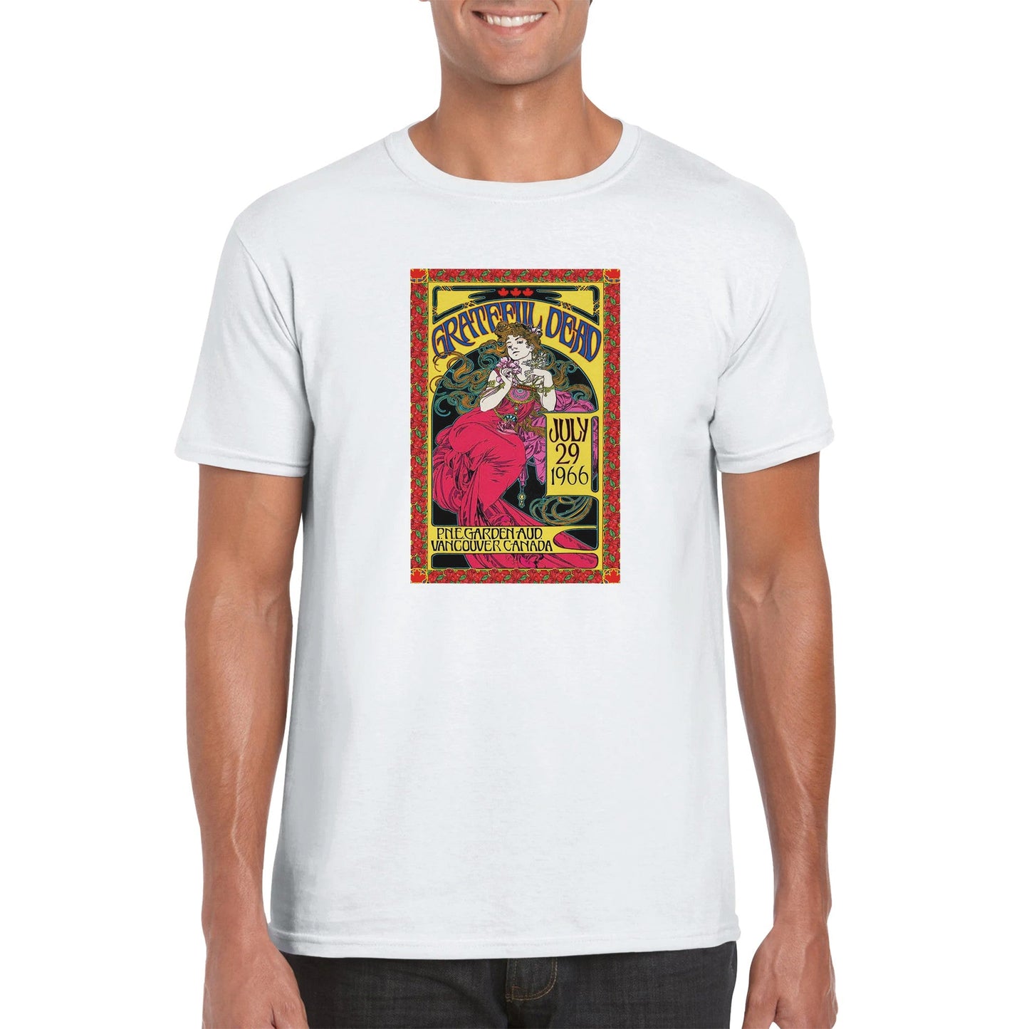 Grateful Dead Classic Unisex Crewneck T - shirt - Posterify