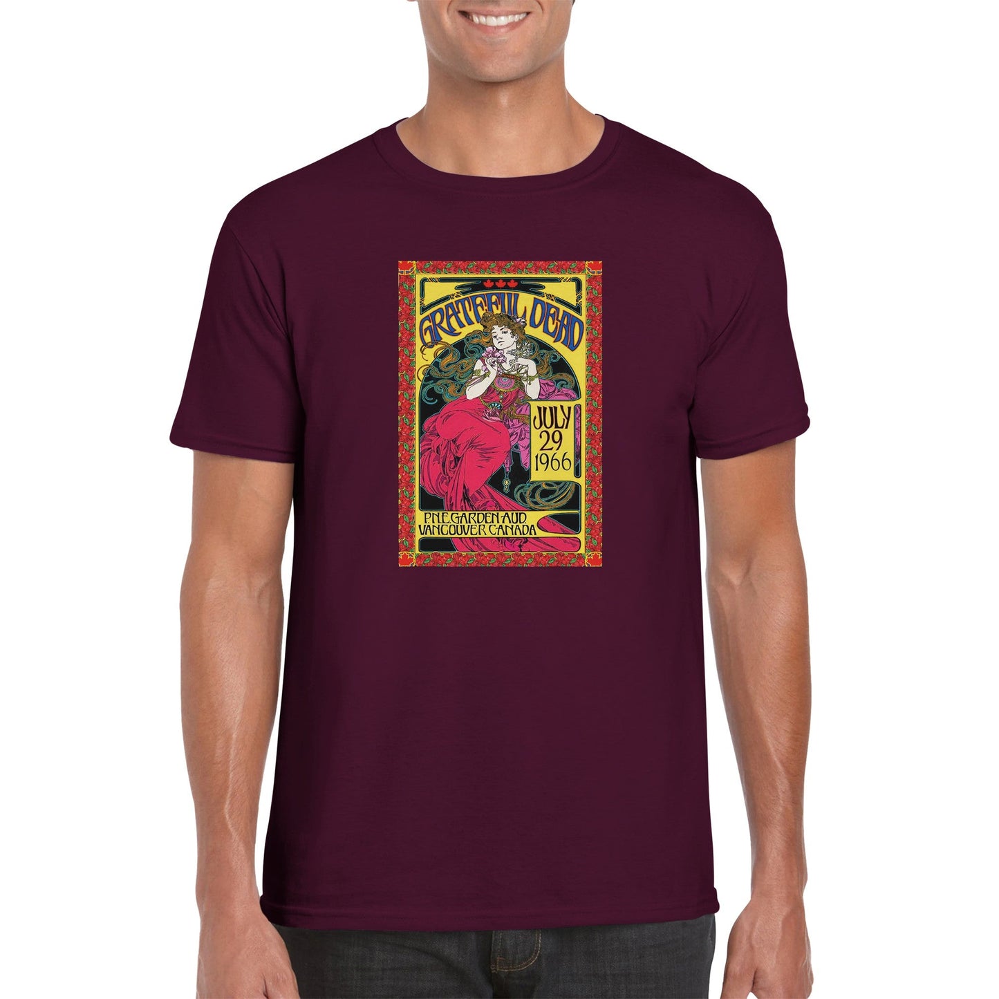 Grateful Dead Classic Unisex Crewneck T - shirt - Posterify