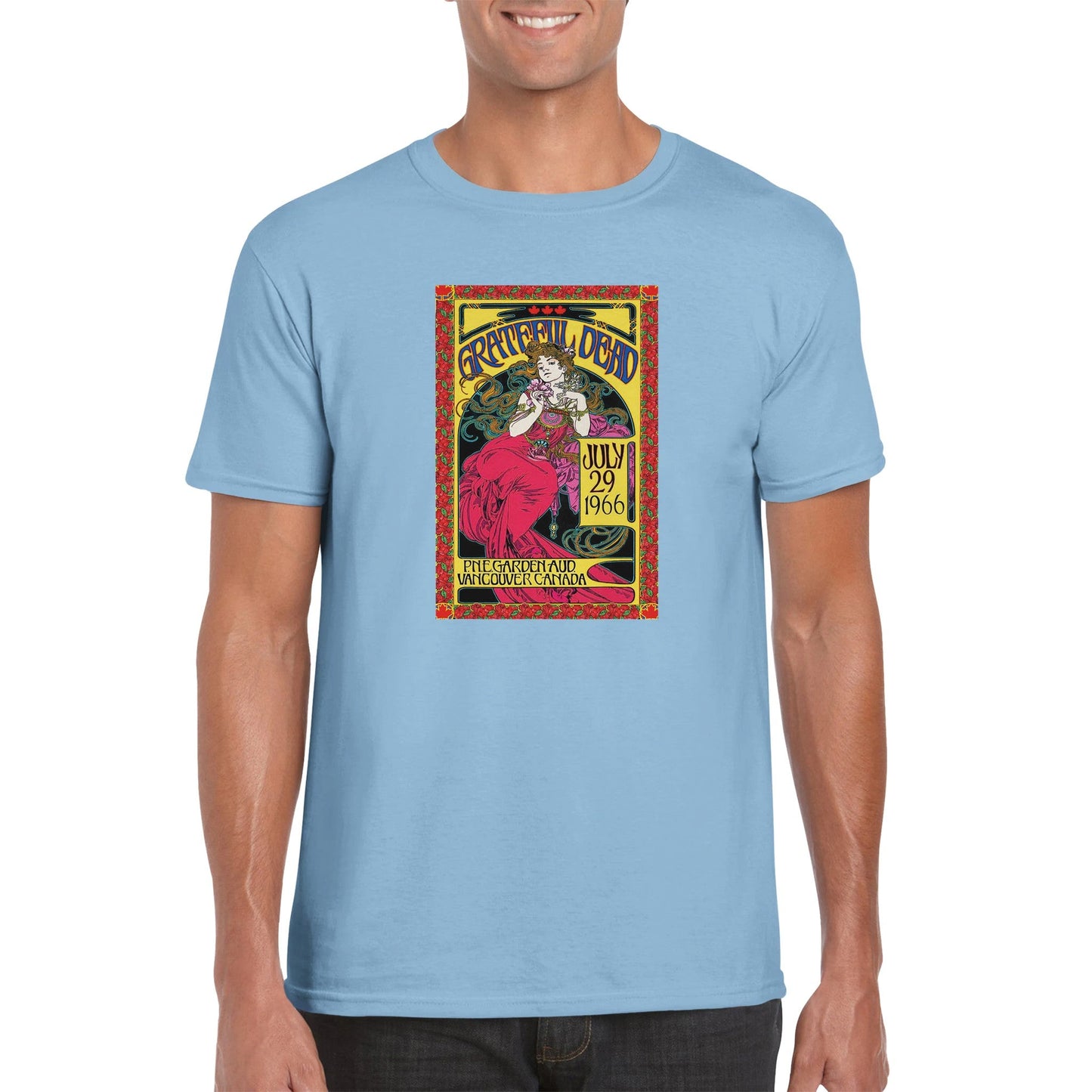 Grateful Dead Classic Unisex Crewneck T - shirt - Posterify