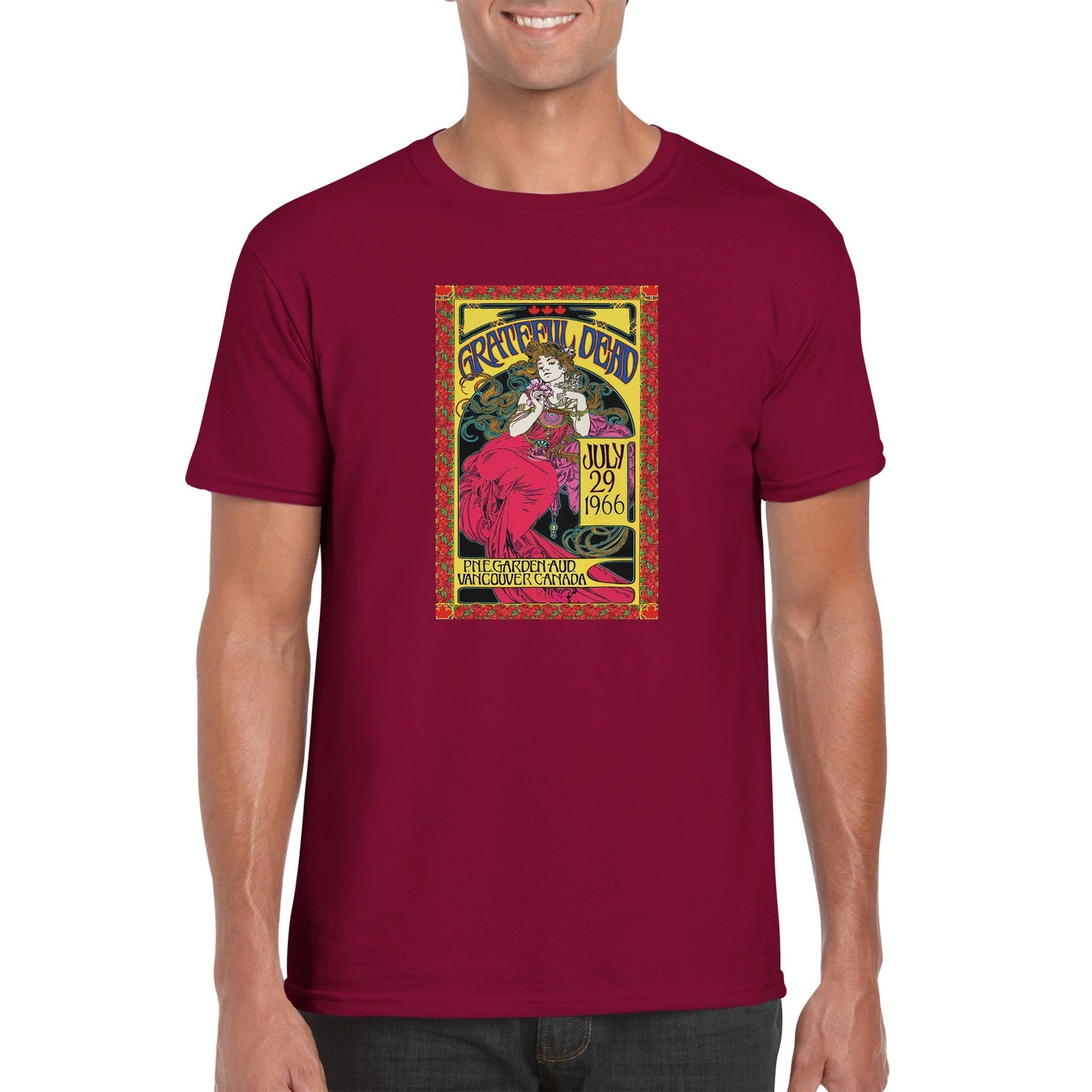 Grateful Dead Classic Unisex Crewneck T - shirt - Posterify