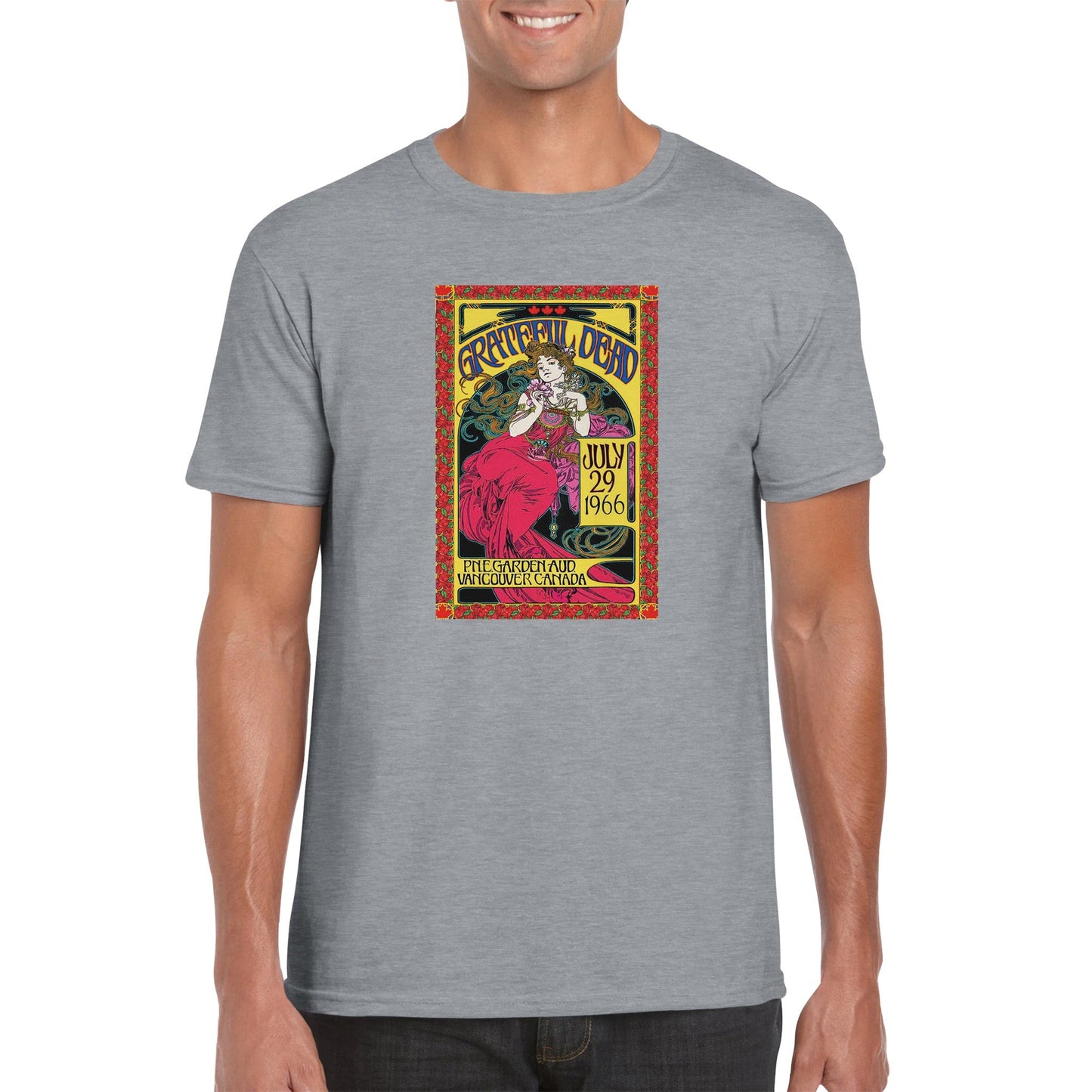 Grateful Dead Classic Unisex Crewneck T - shirt - Posterify