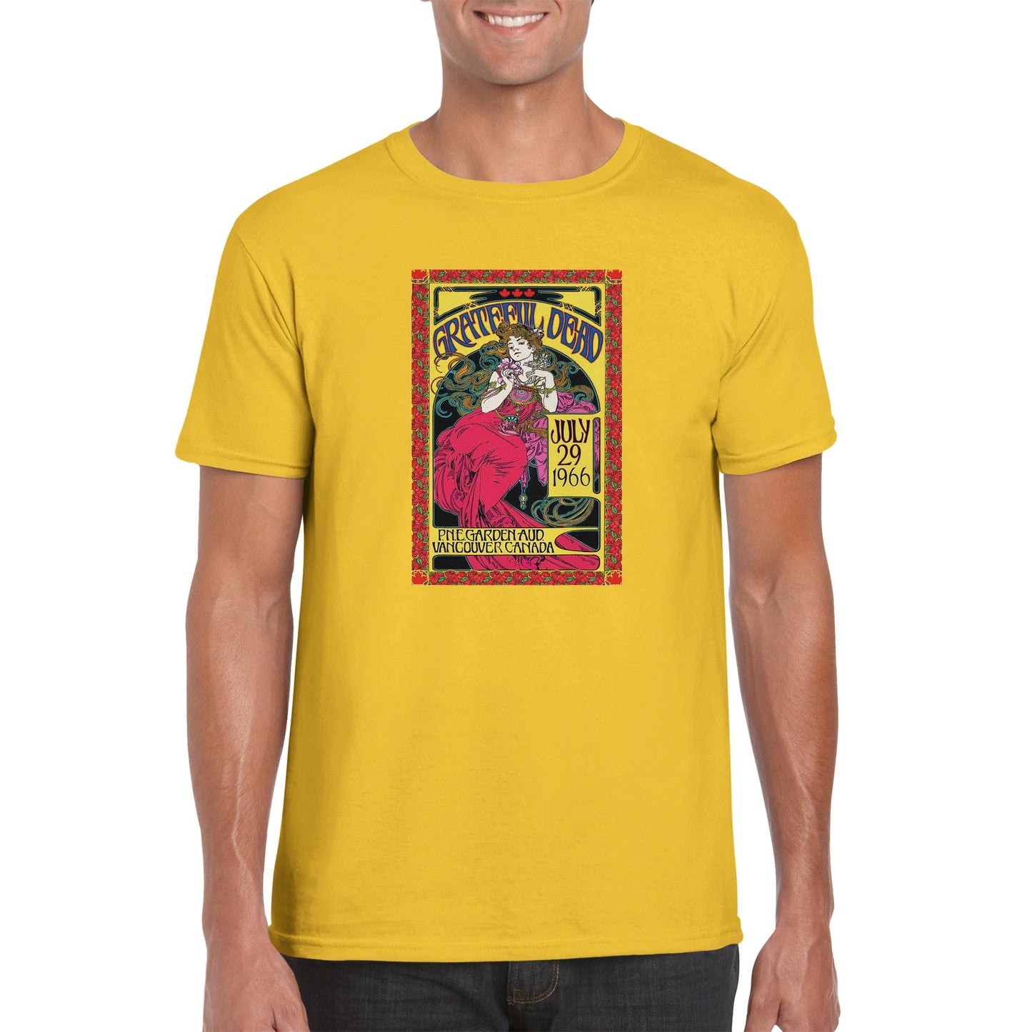 Grateful Dead Classic Unisex Crewneck T - shirt - Posterify