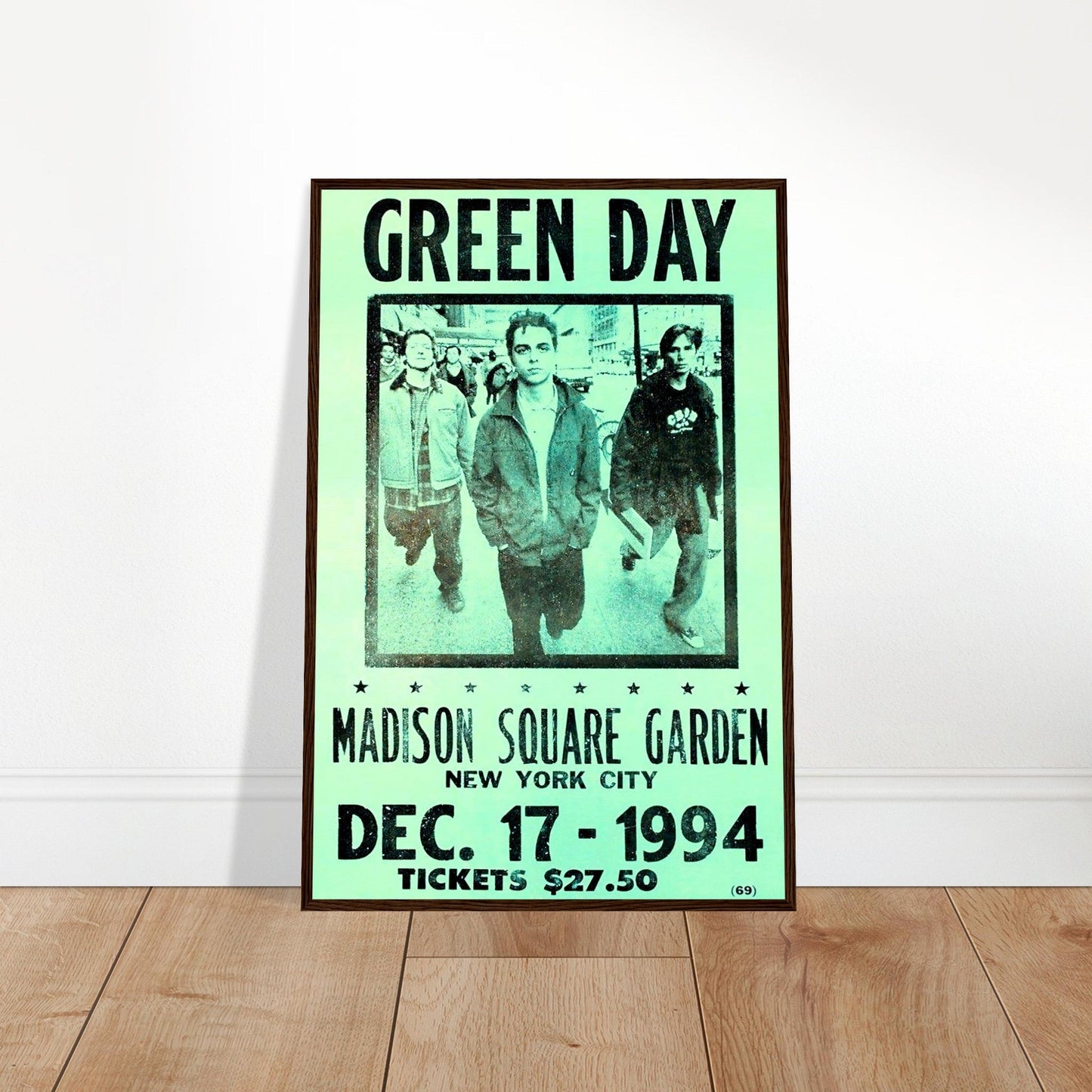 Green Day Vintage Poster reprint on Premium Poster Matte Paper - Posterify