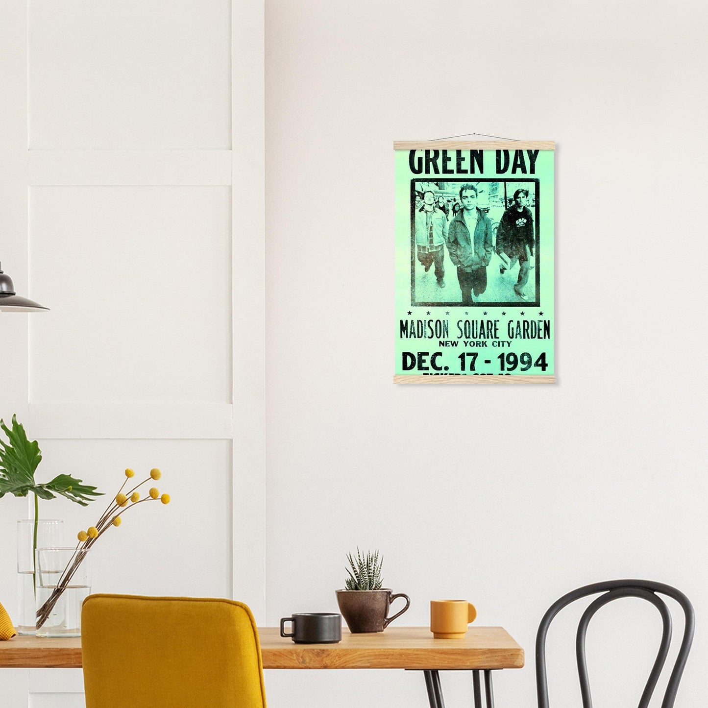 Green Day Vintage Poster reprint on Premium Poster Matte Paper - Posterify