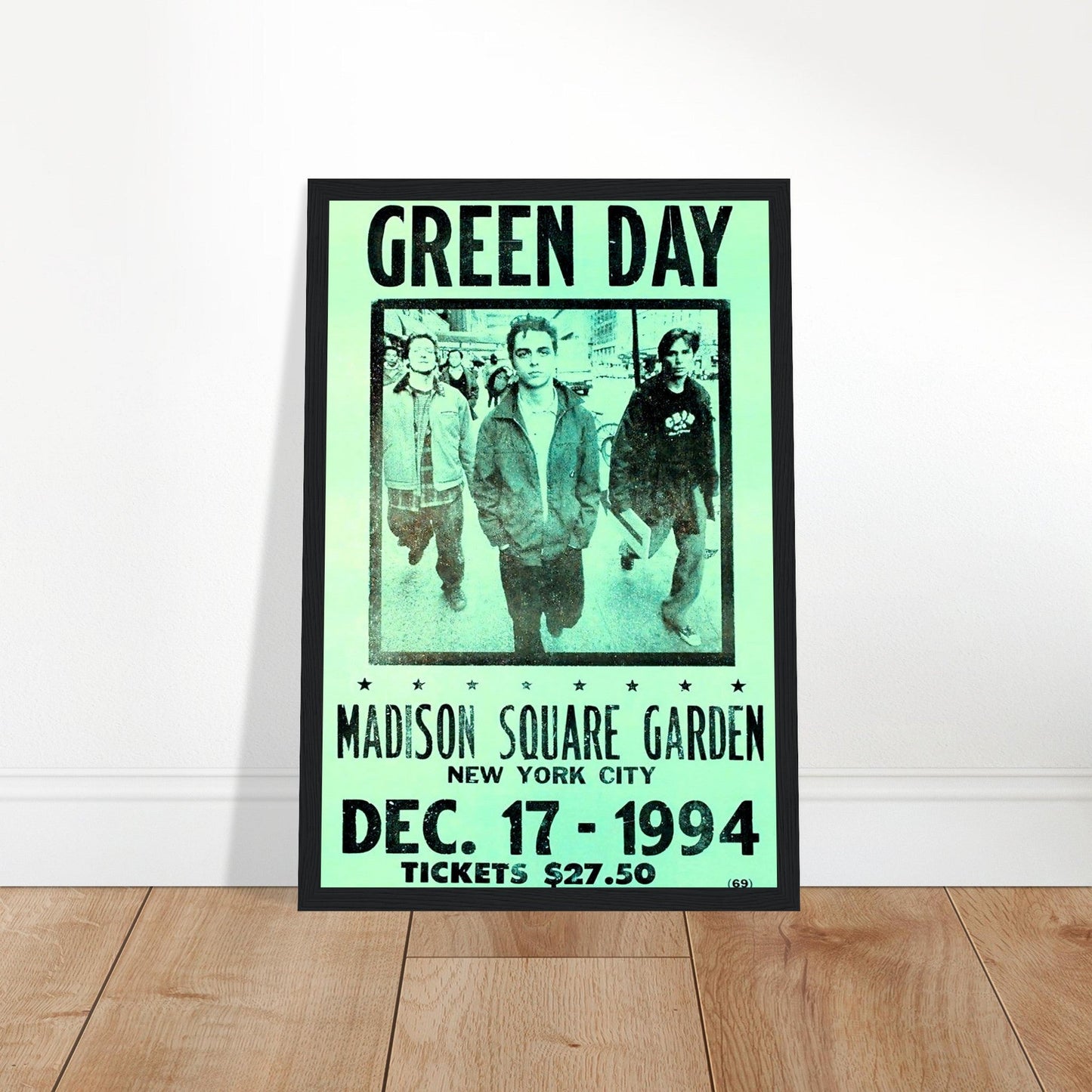 Green Day Vintage Poster reprint on Premium Poster Matte Paper - Posterify