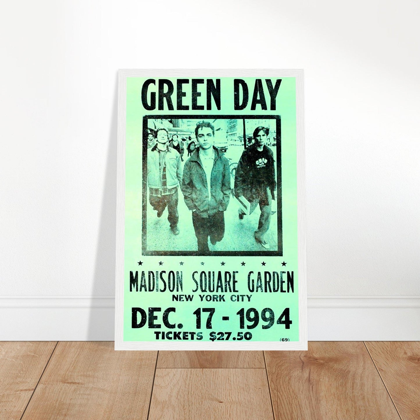 Green Day Vintage Poster reprint on Premium Poster Matte Paper - Posterify