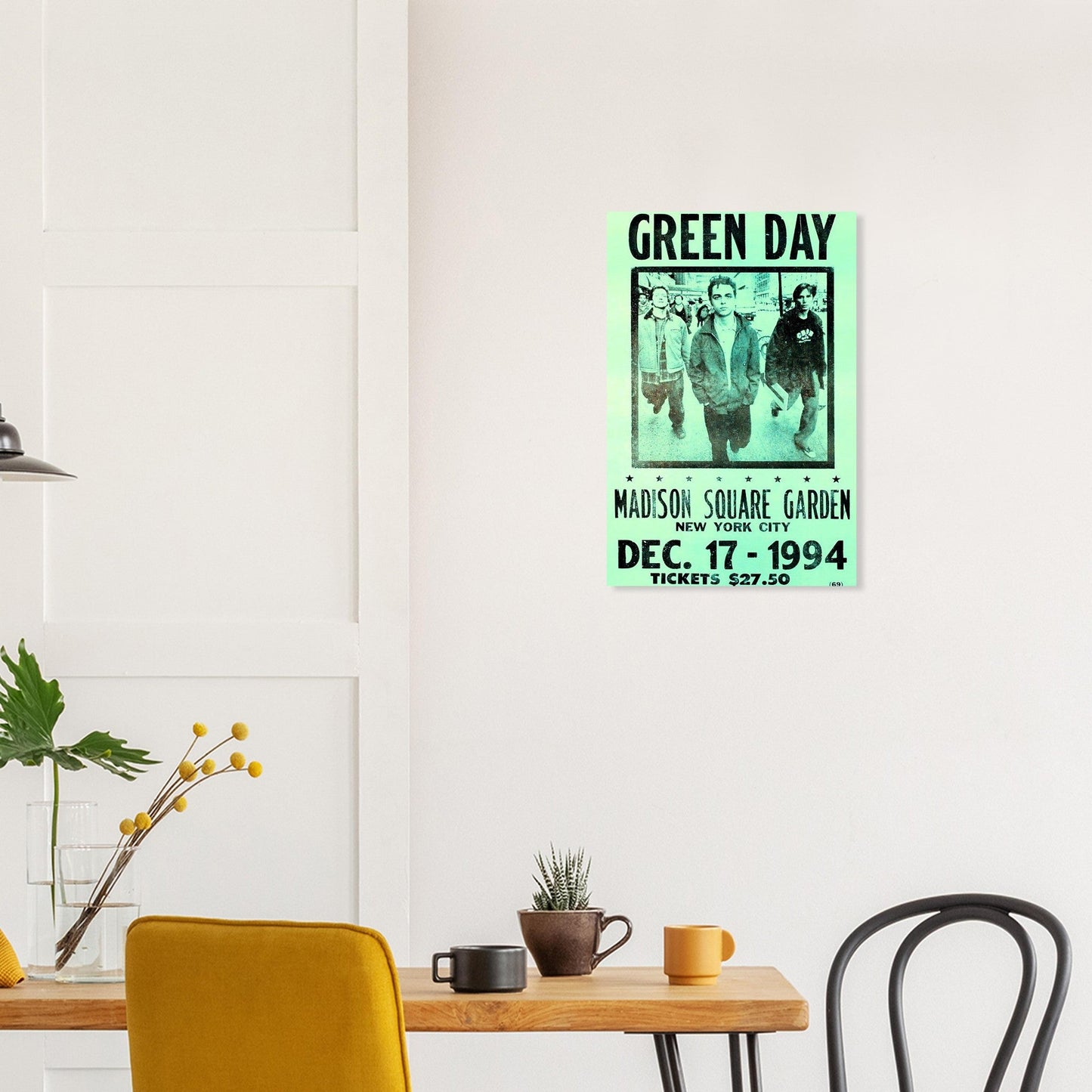 Green Day Vintage Poster reprint on Premium Poster Matte Paper - Posterify