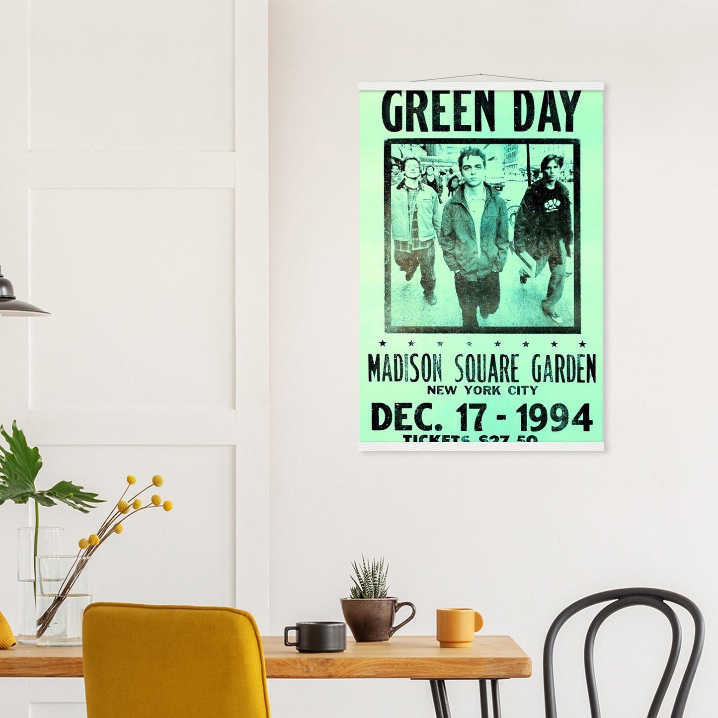 Green Day Vintage Poster reprint on Premium Poster Matte Paper - Posterify