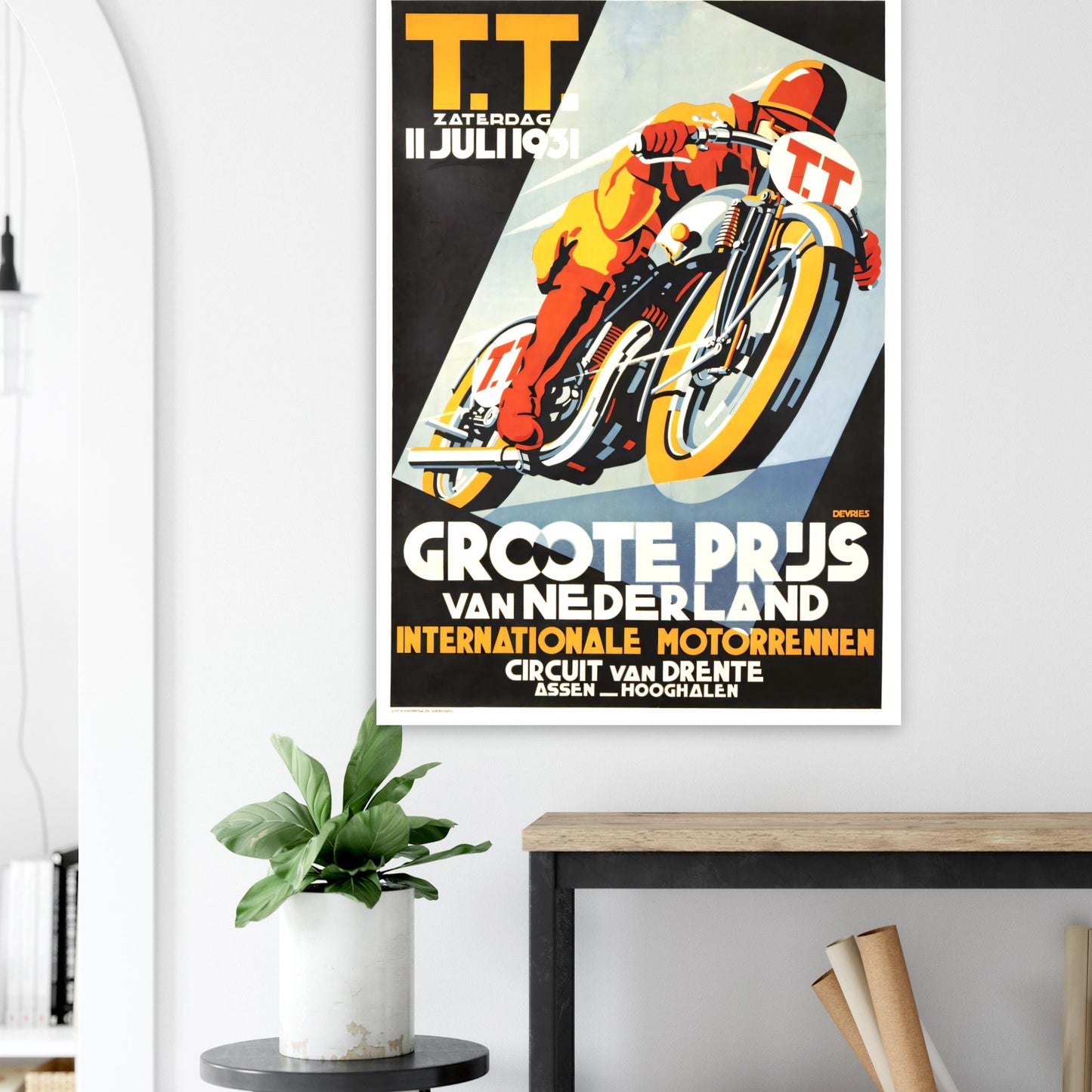 Groote Prus Vintage poster reprint on Premium Matte Paper - Posterify