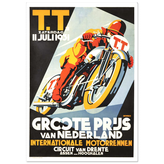 Groote Prus Vintage poster reprint on Premium Matte Paper - Posterify