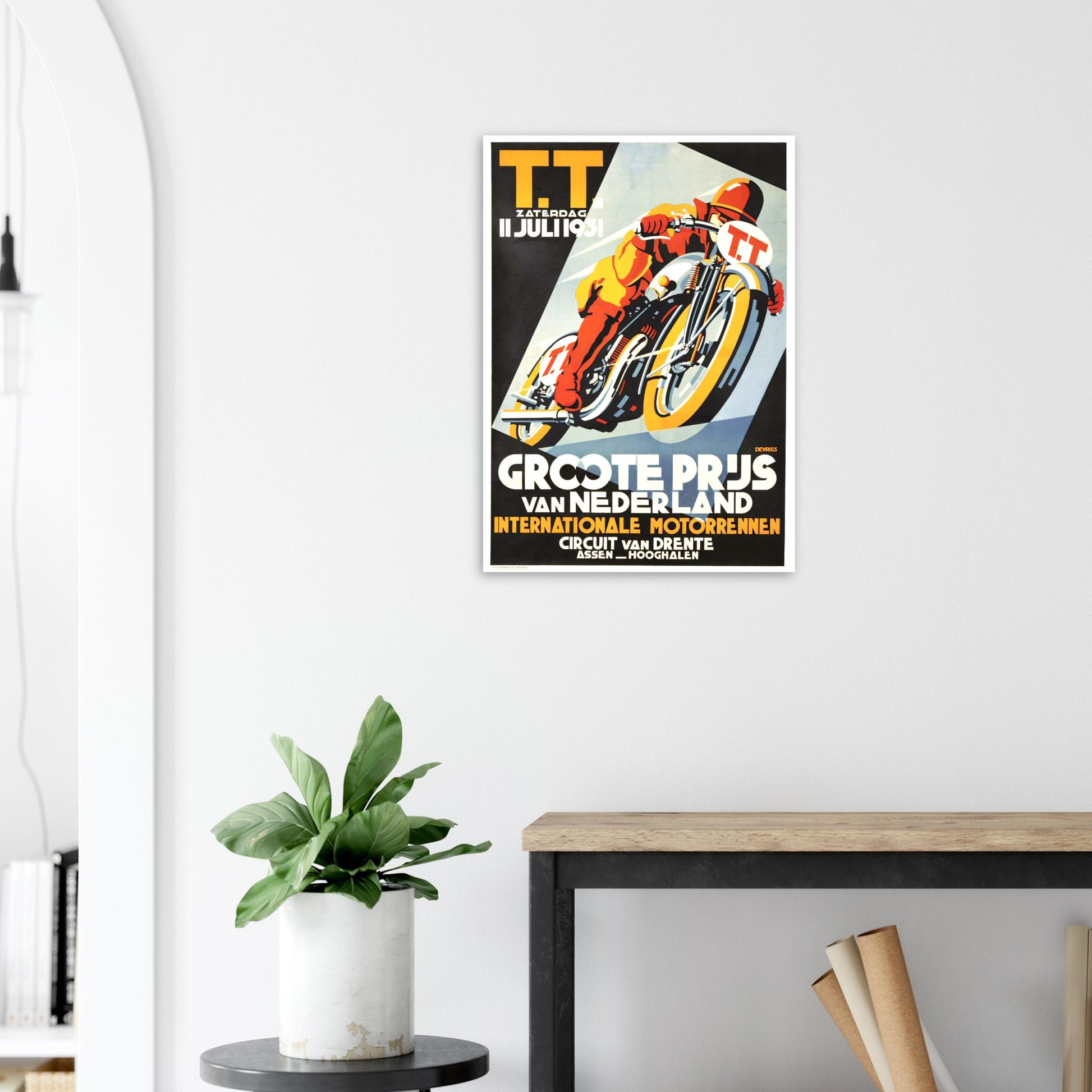 Groote Prus Vintage poster reprint on Premium Matte Paper - Posterify