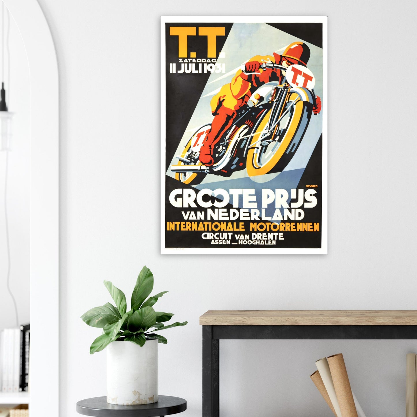 Groote Prus Vintage poster reprint on Premium Matte Paper - Posterify