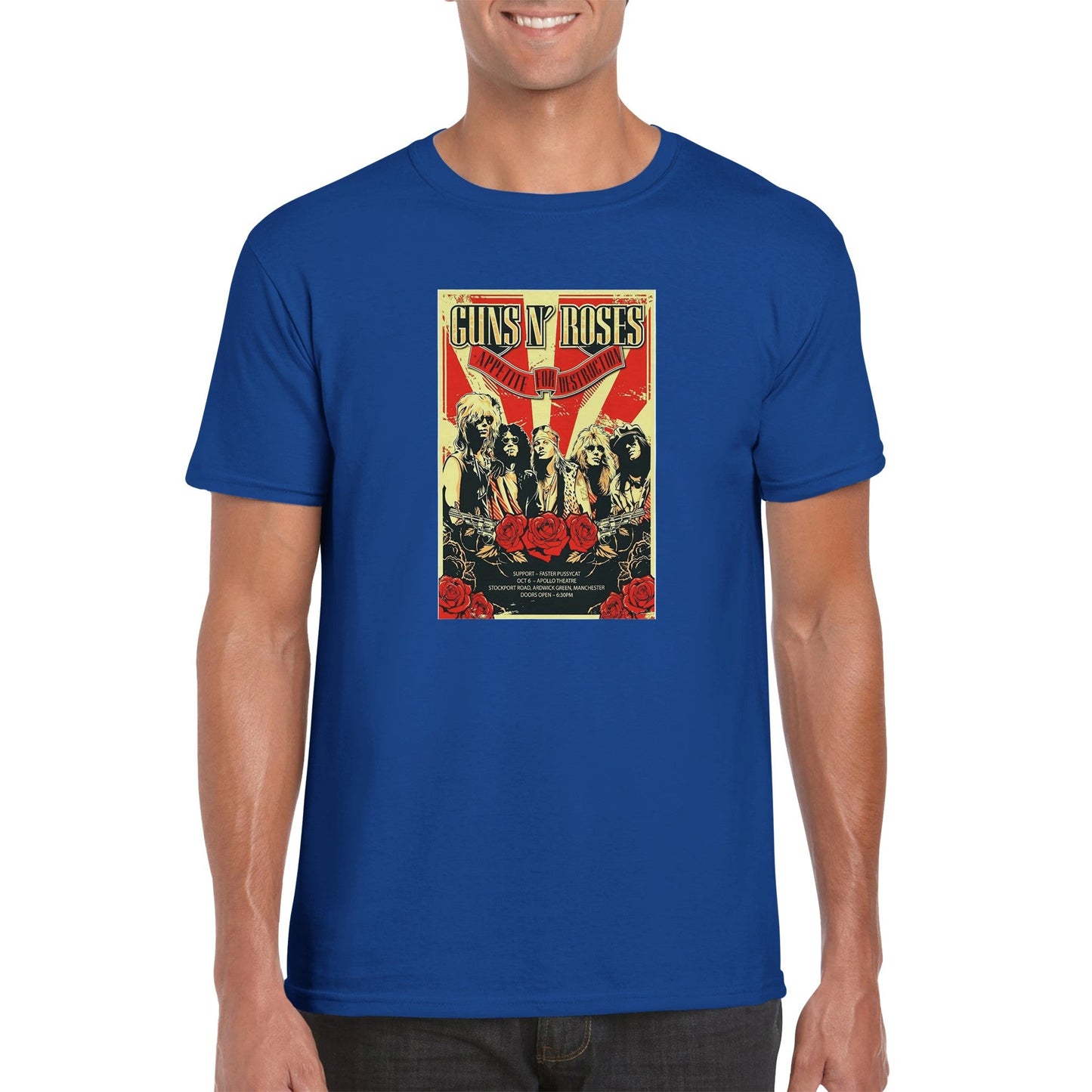 Guns N' Roses Classic Unisex Crewneck T - shirt - Posterify