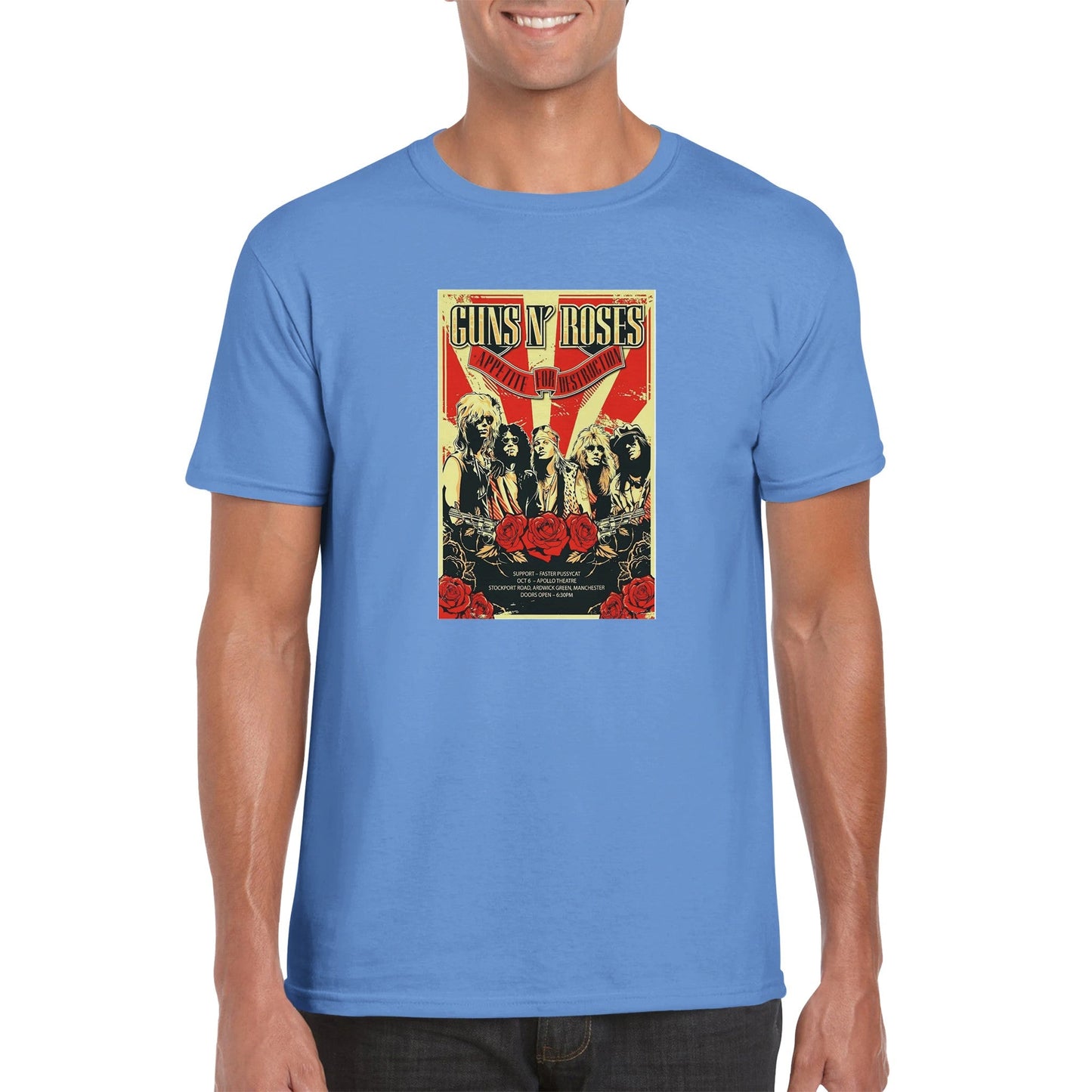 Guns N' Roses Classic Unisex Crewneck T - shirt - Posterify