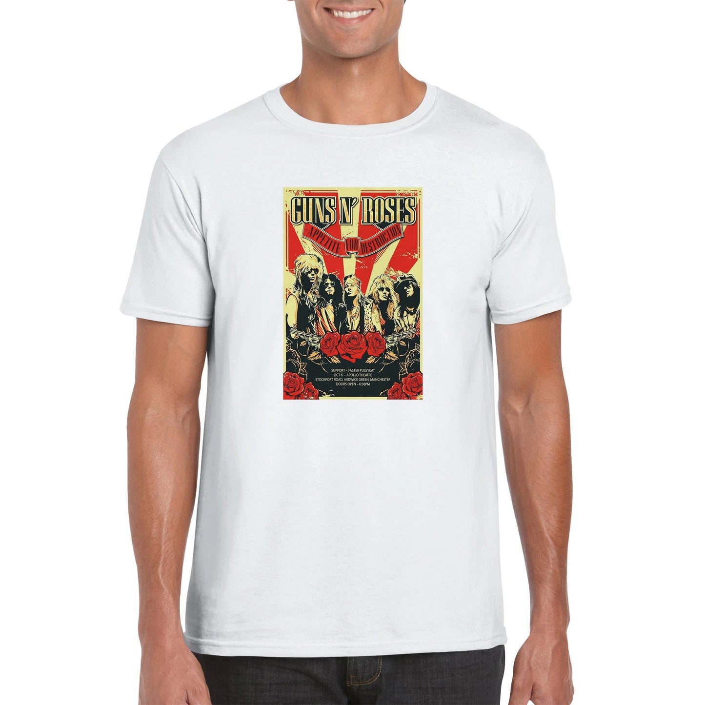 Guns N' Roses Classic Unisex Crewneck T - shirt - Posterify