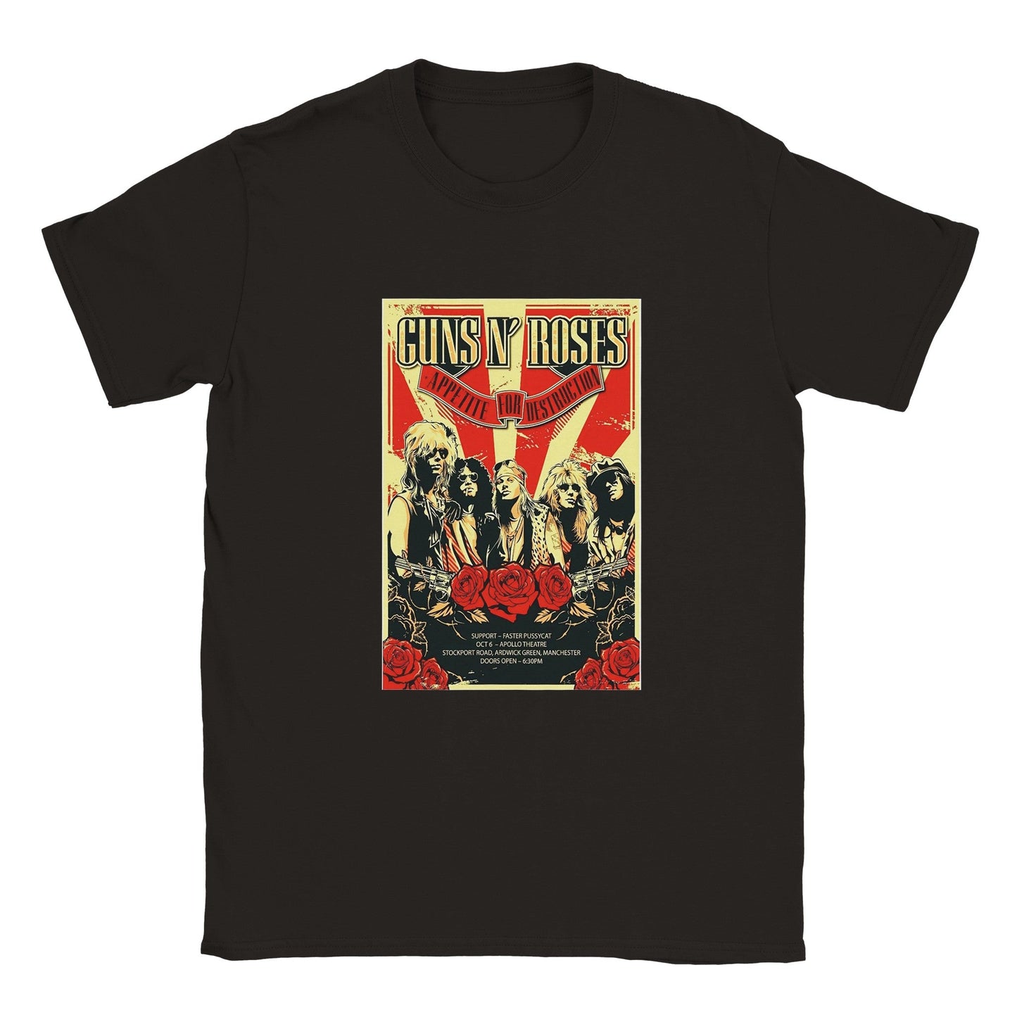 Guns N' Roses Classic Unisex Crewneck T - shirt - Posterify