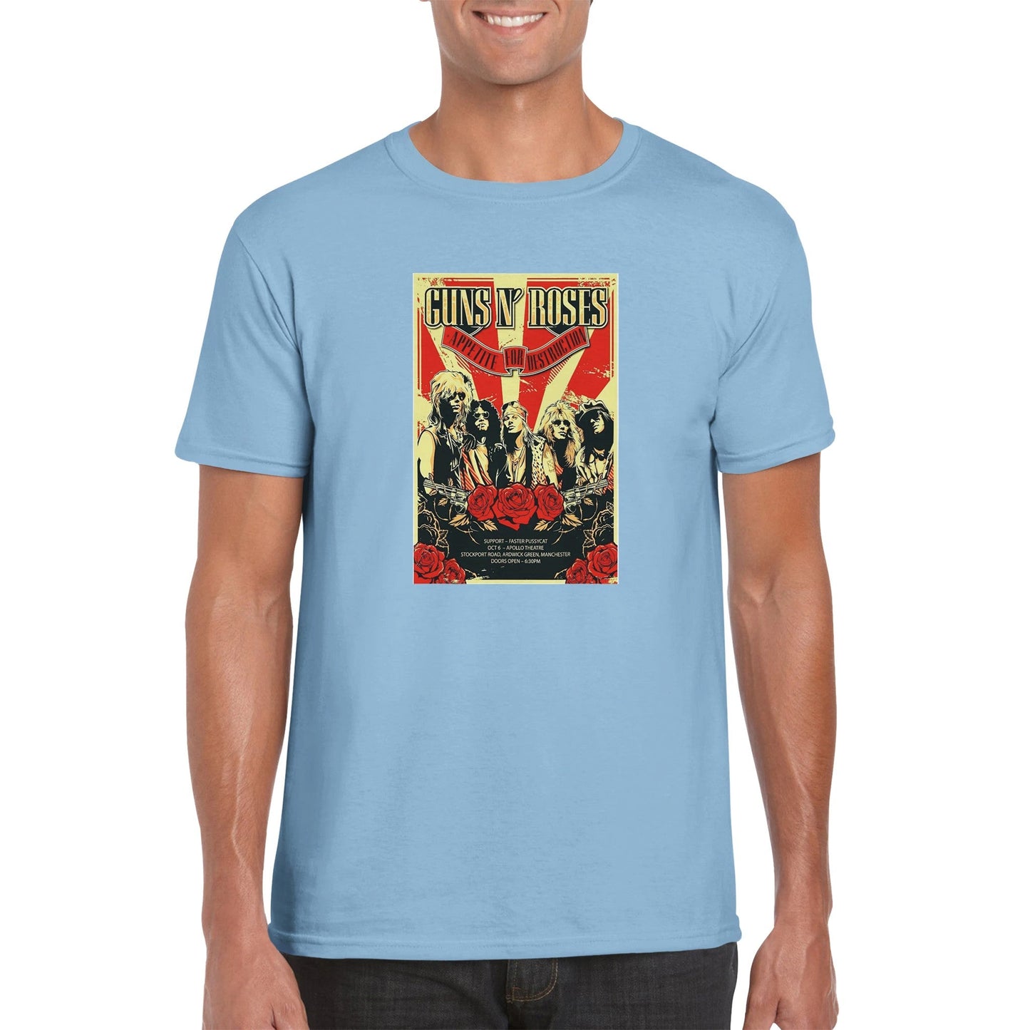 Guns N' Roses Classic Unisex Crewneck T - shirt - Posterify