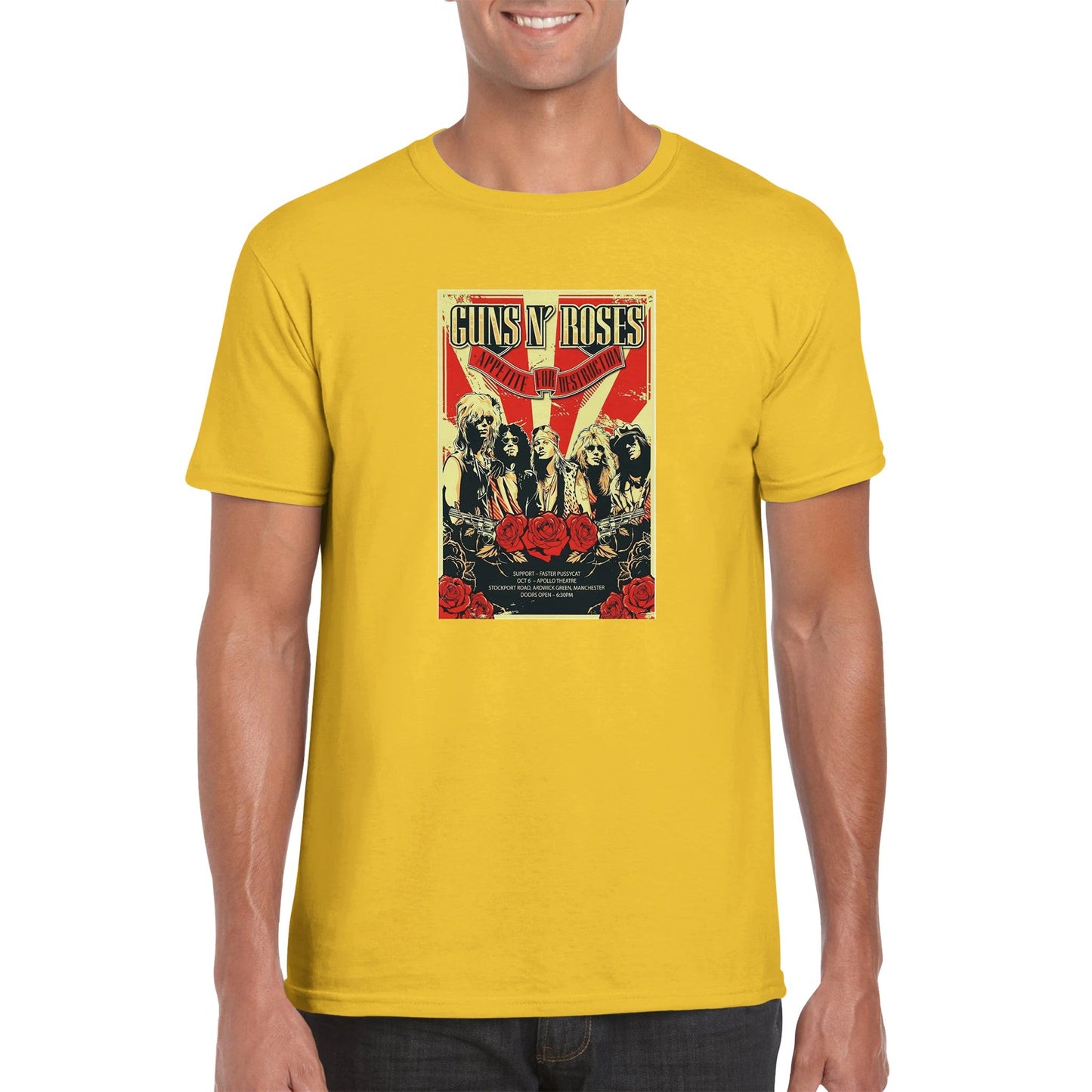 Guns N' Roses Classic Unisex Crewneck T - shirt - Posterify