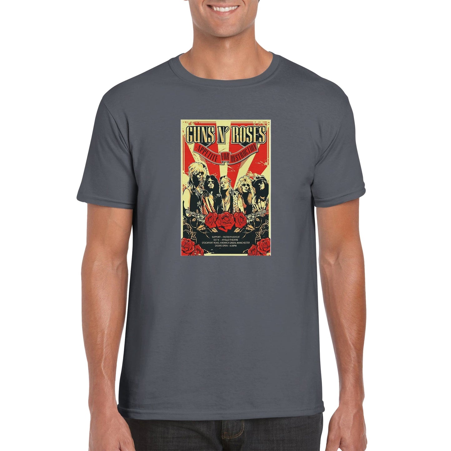 Guns N' Roses Classic Unisex Crewneck T - shirt - Posterify