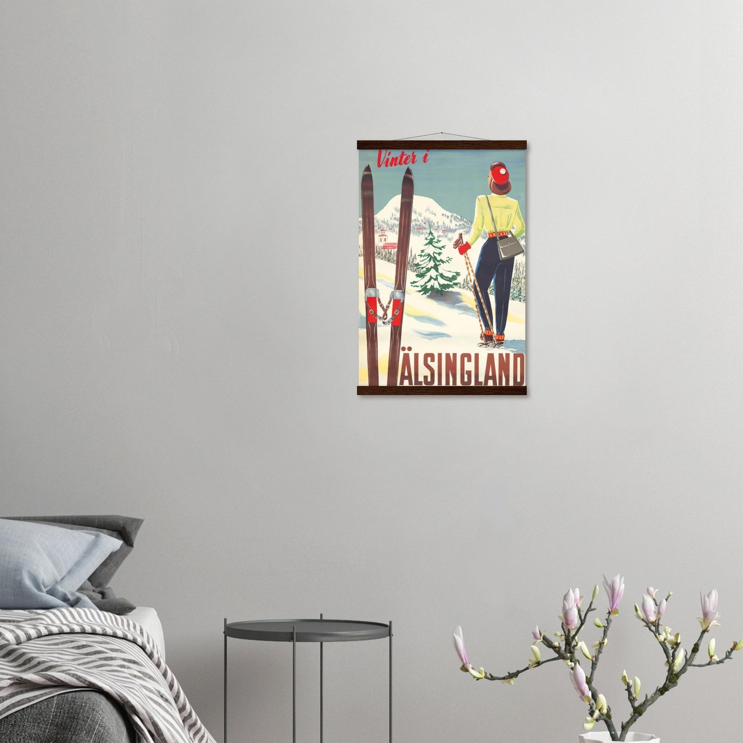 Hälsingland Vintage Poster Reprint on Premium Matte Paper - Posterify